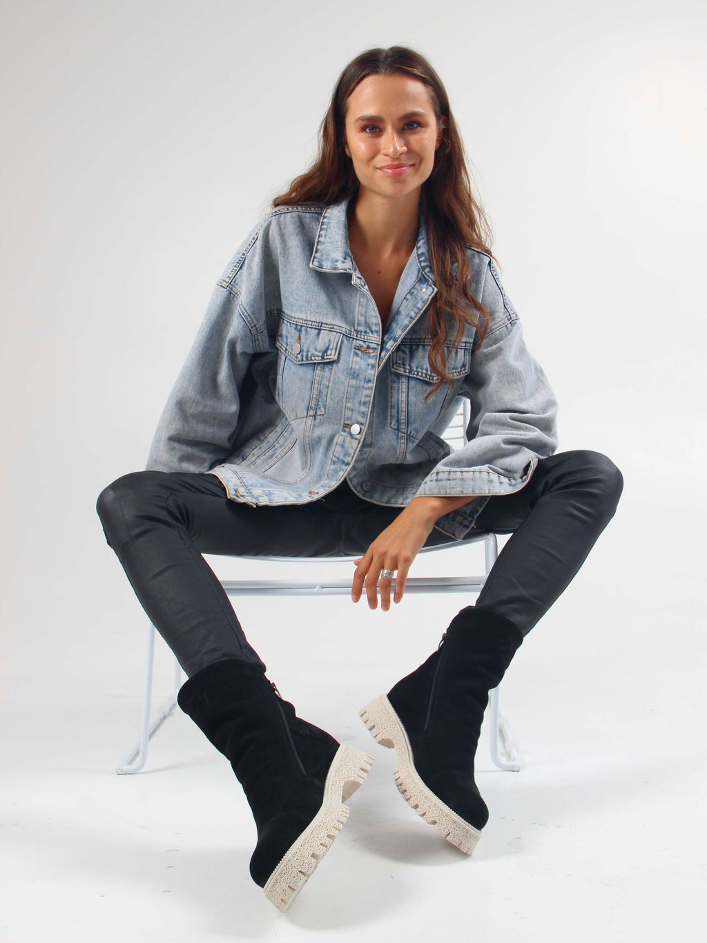 Ботинки EDART 233.1541 be. Черный замша/шерсть - Ed'art фото 3