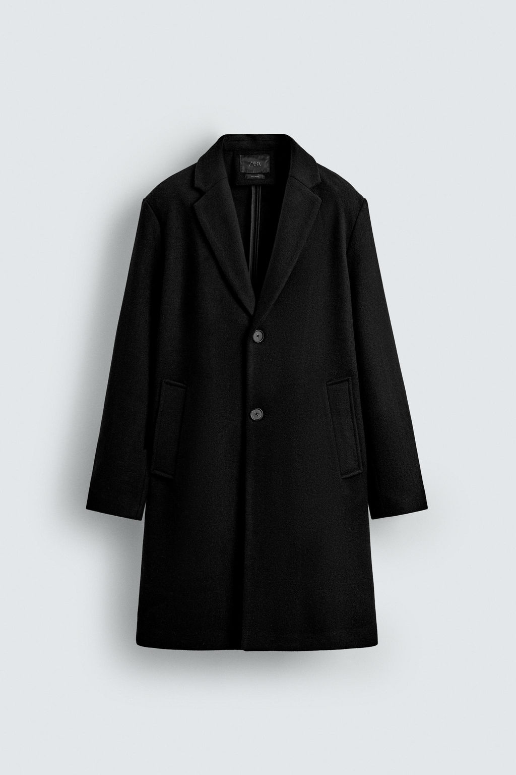 REGULAR FIT WOOL COAT - Zara фото 6