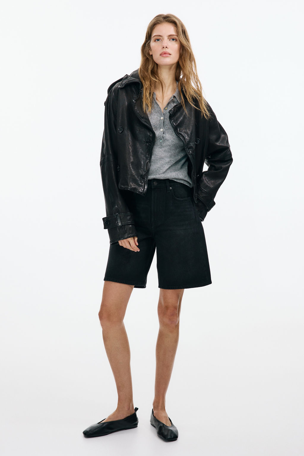 Bermudas en denim - H&m фото 11