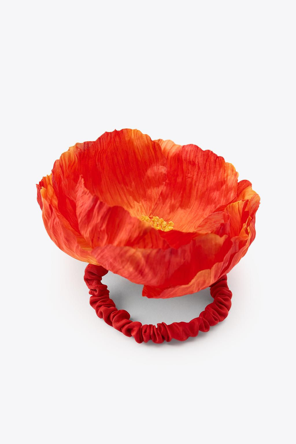 MAXI FLOWER SCRUNCHIE - Zara фото 3
