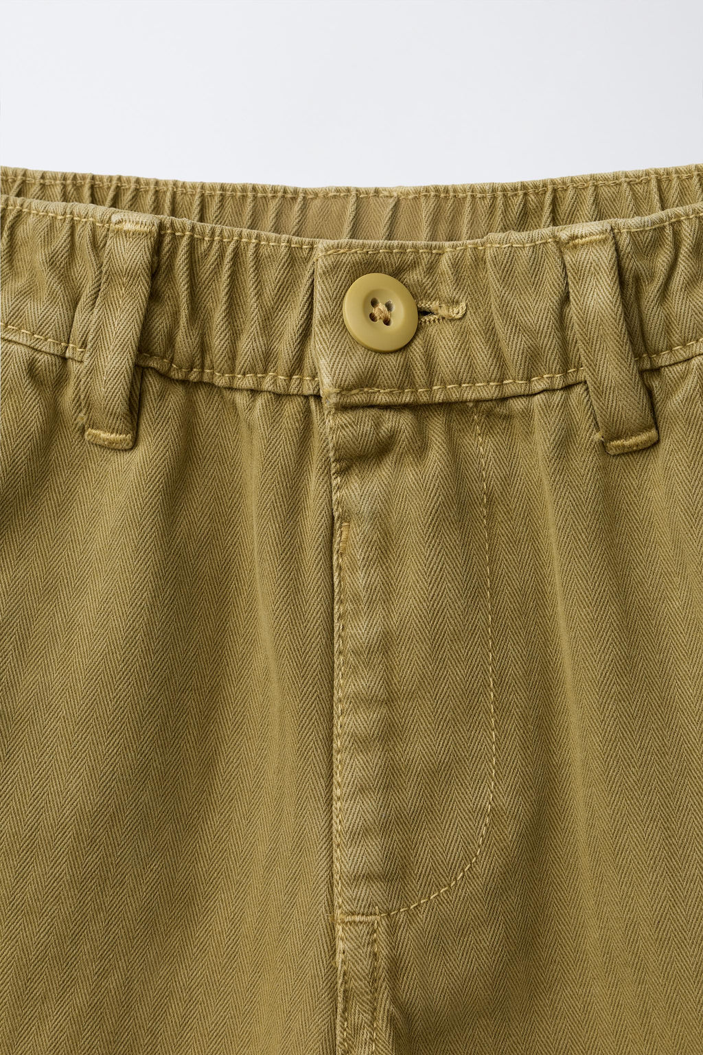HERRINGBONE BAGGY TROUSERS - Zara фото 7