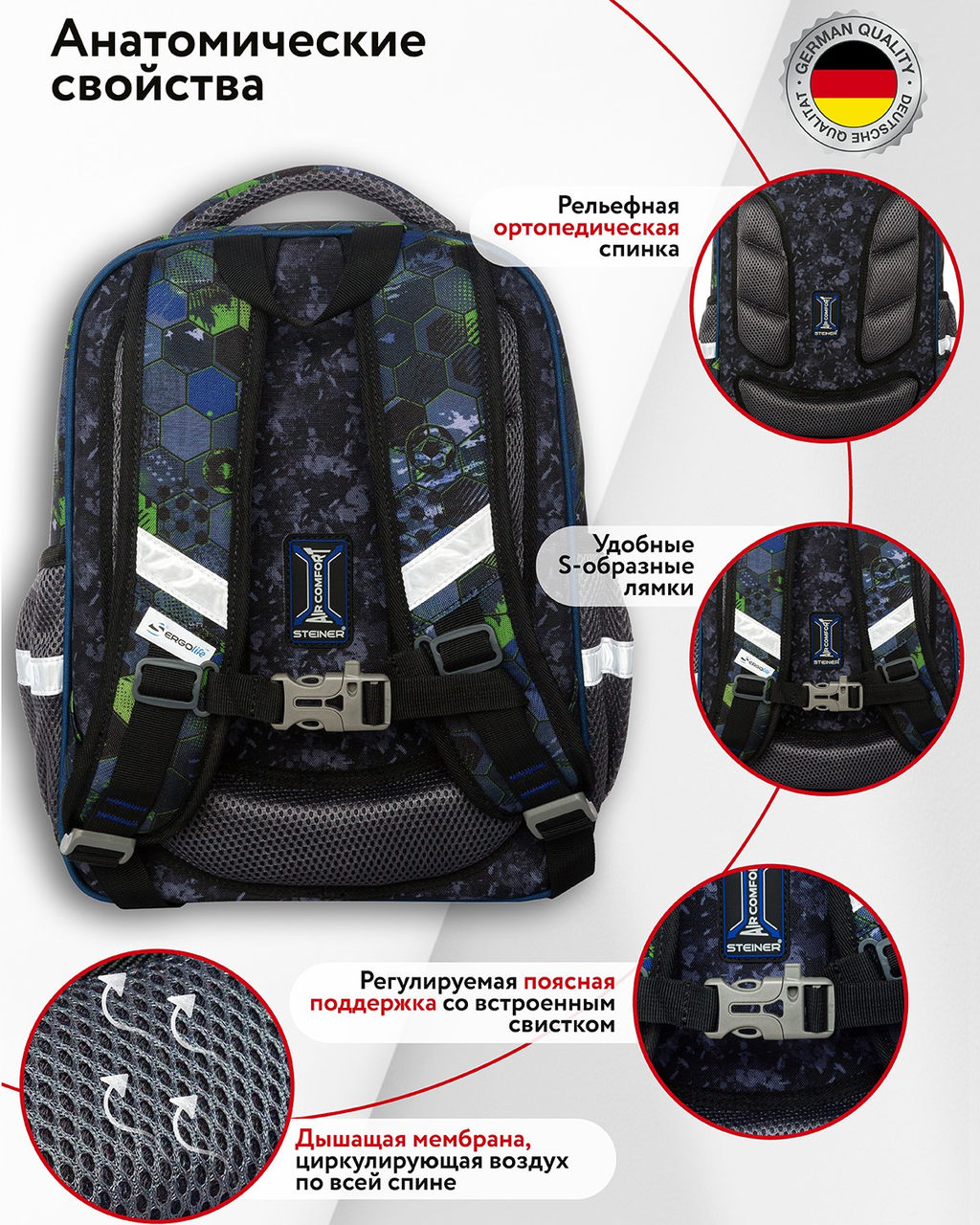 Школьный рюкзак SK1-14 - Steiner фото 6
