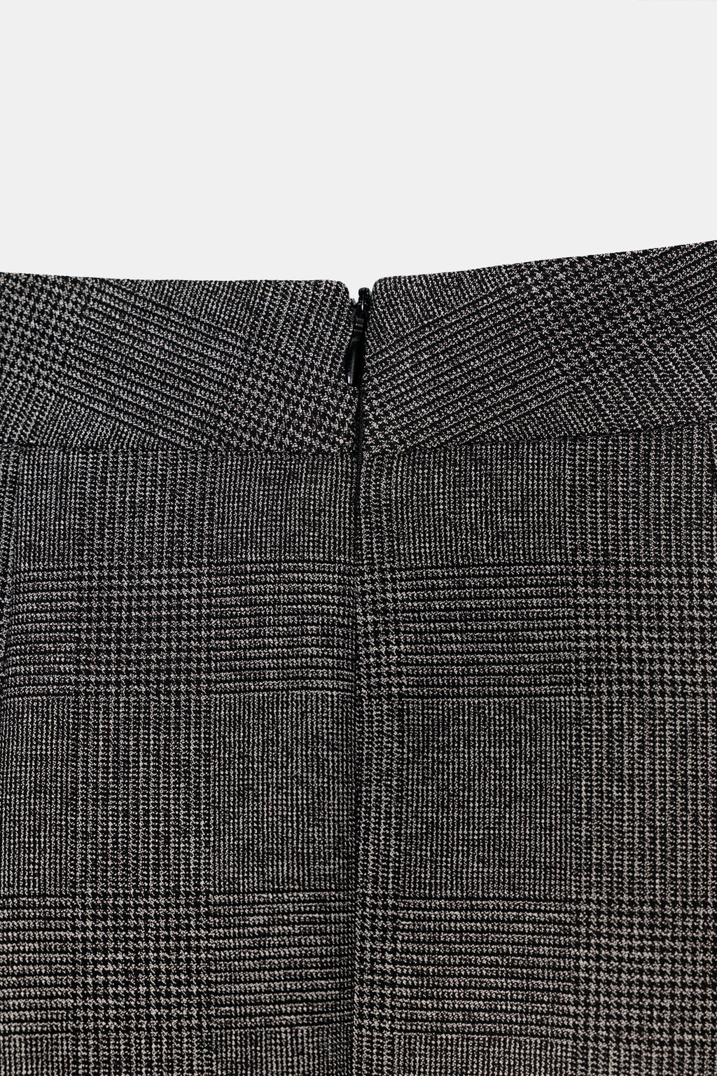 HOUNDSTOOTH MIDI LAYERED SKIRT - Zara фото 9