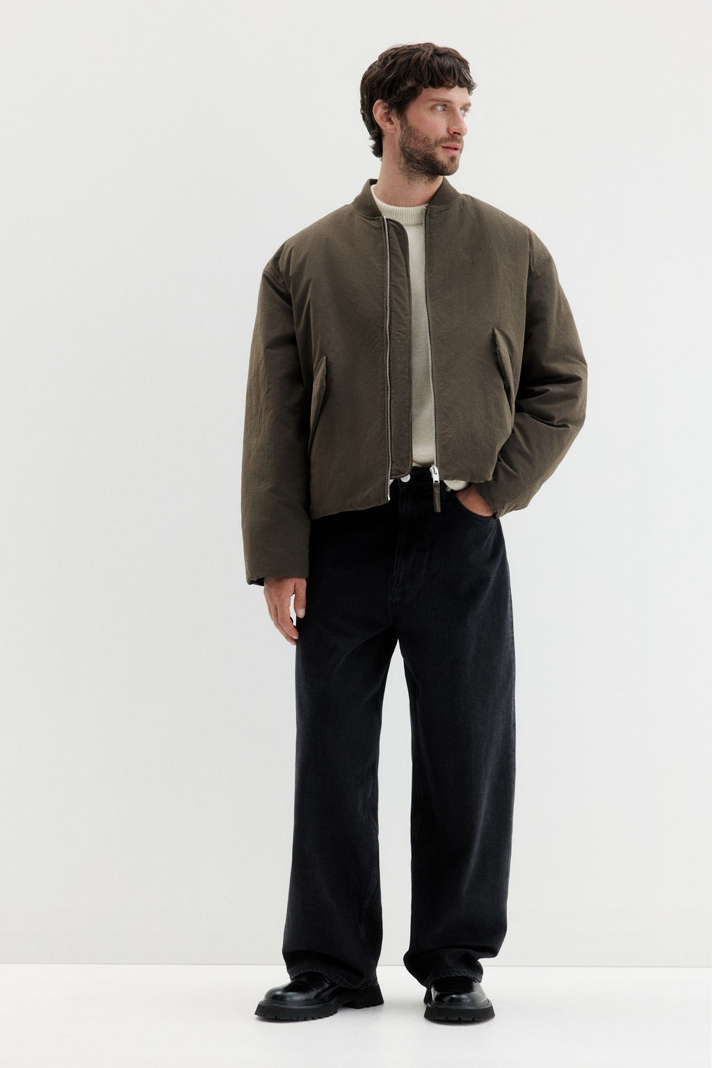 Cazadora bomber de nailon Loose Fit - H&m фото 2