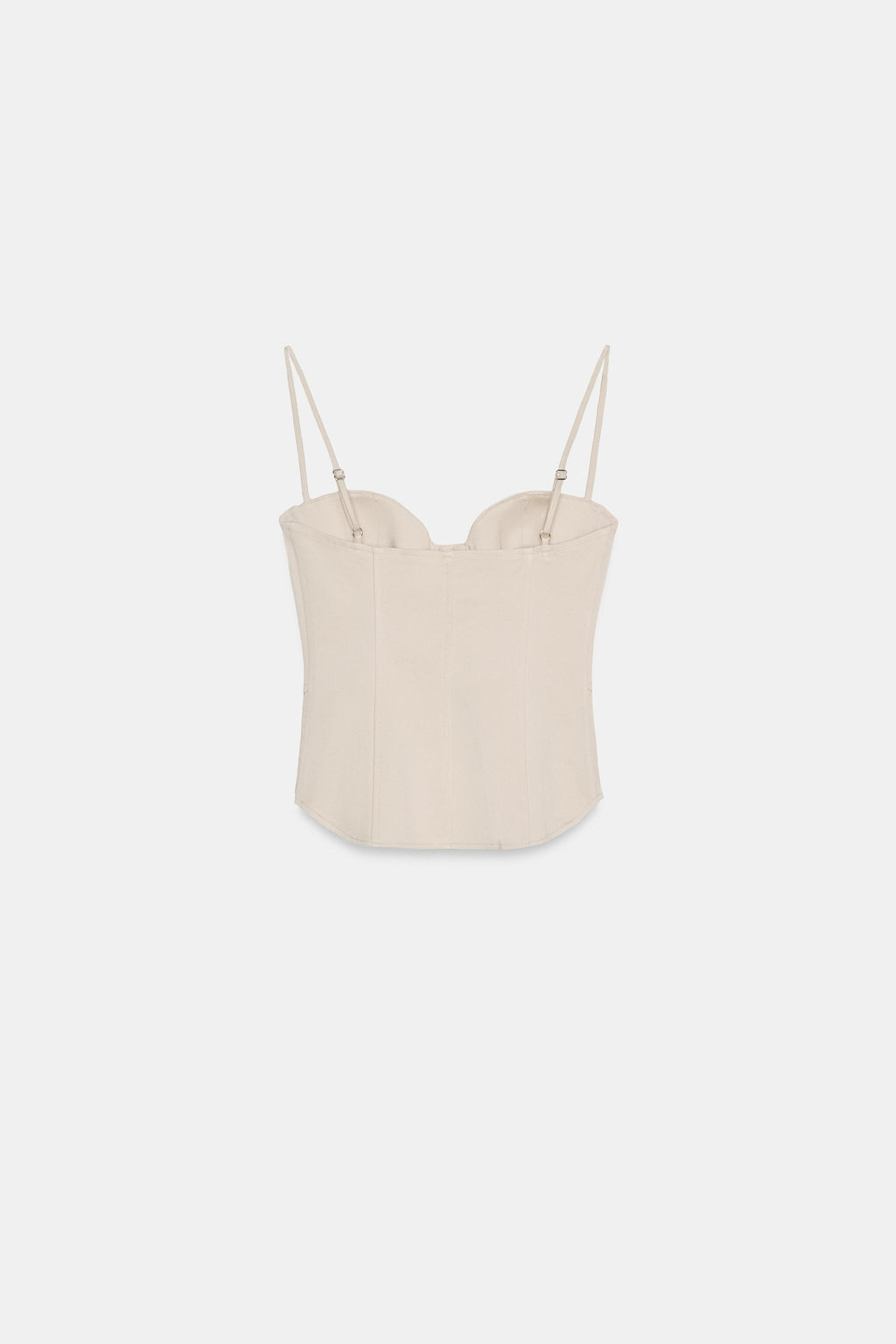 TOP CORSETERO TIRANTES / Beige - Zara фото 4