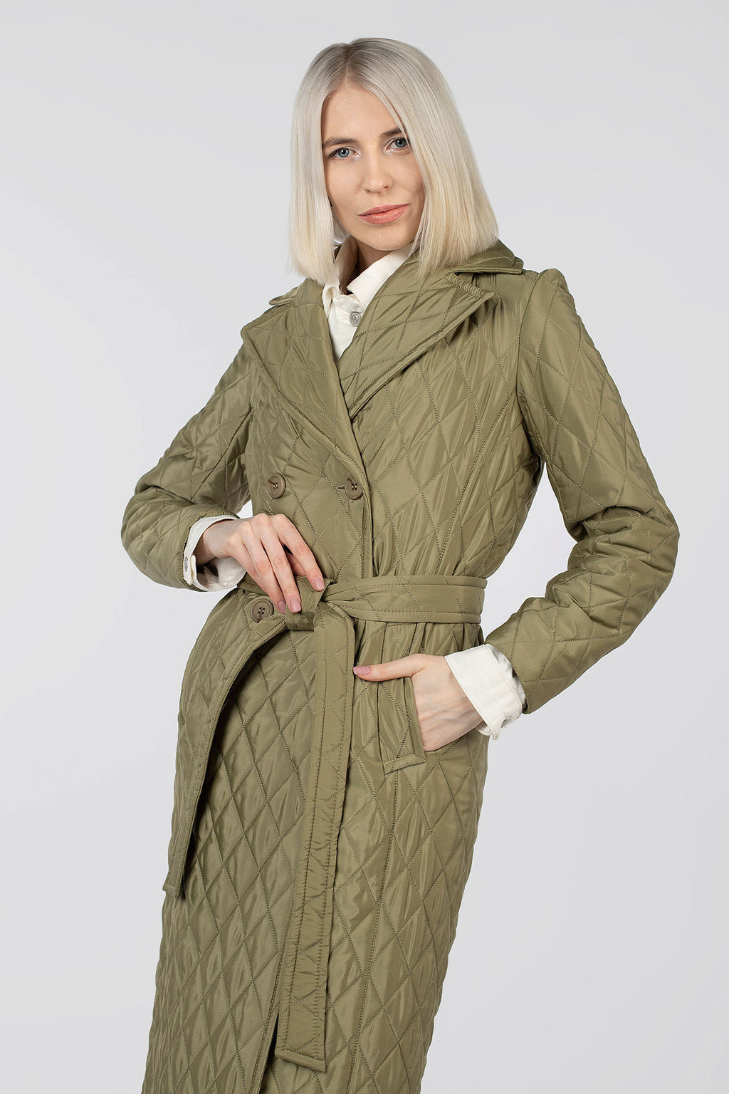 Пальто женское демисезонное - El podio фото 7