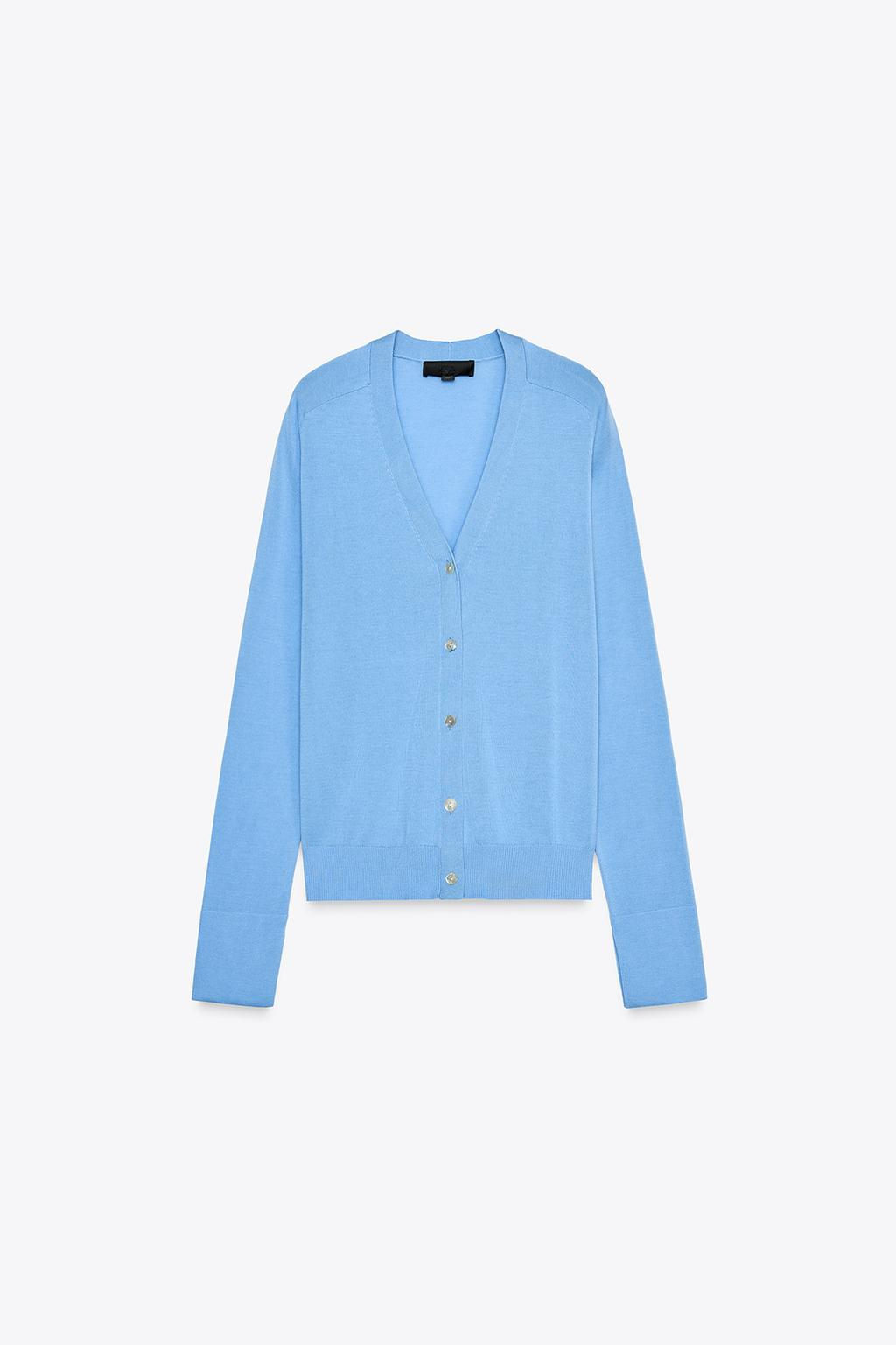 FINE KNIT CARDIGAN - Zara фото 5