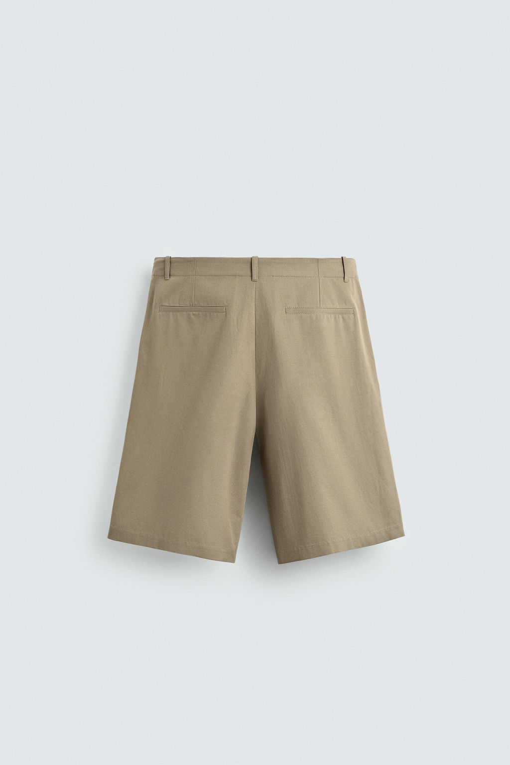 BERMUDA RELAXED FIT ALGOD?N - LINO / tostado