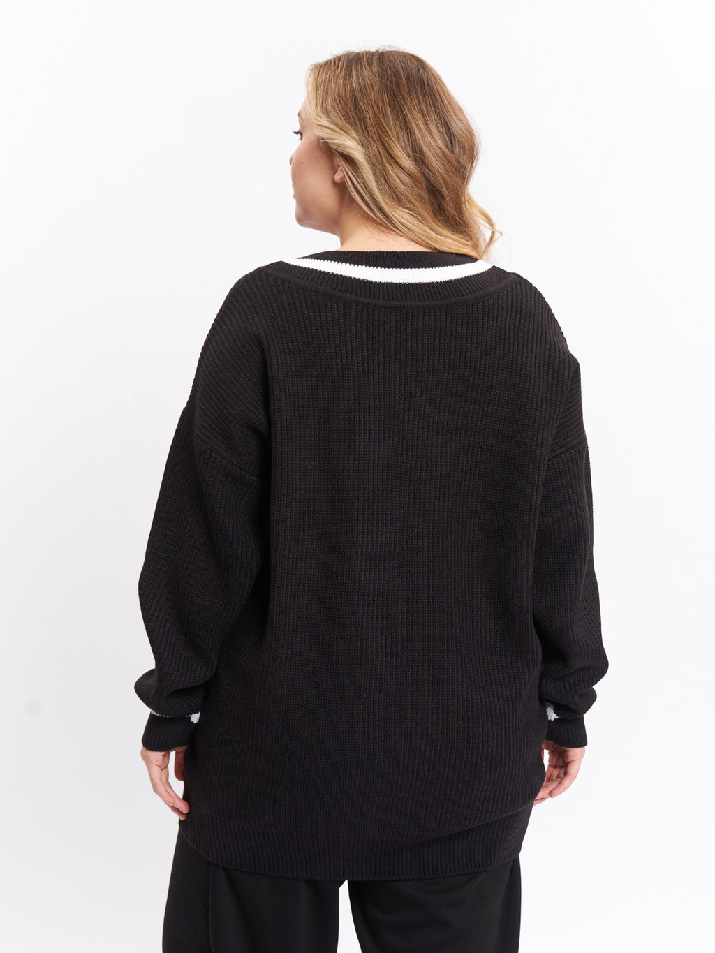Джемпер вязаный DG39166BLK01 - Артесса фото 13