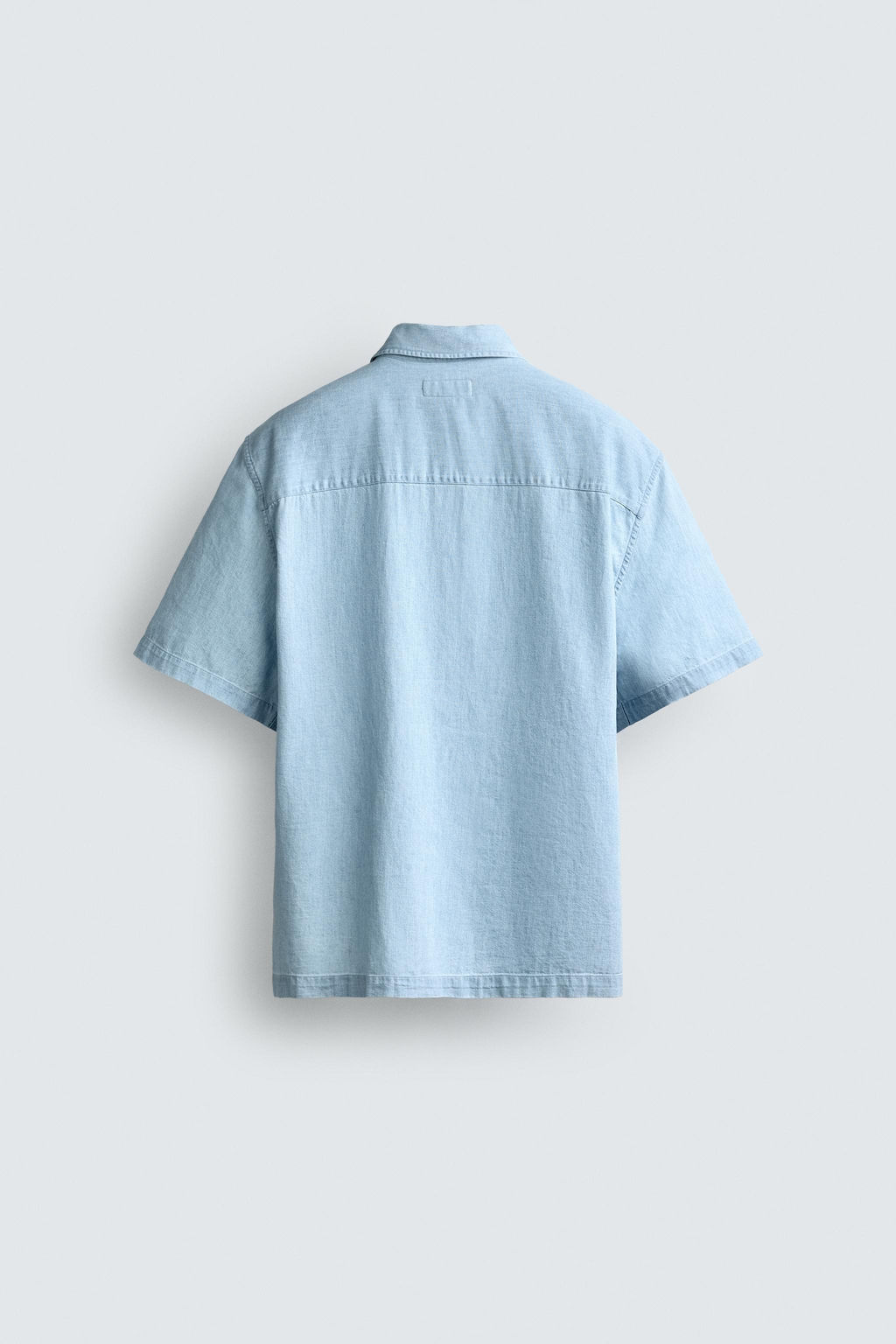 CAMISA FLUIDA RAYAS / Azul - Zara фото 8