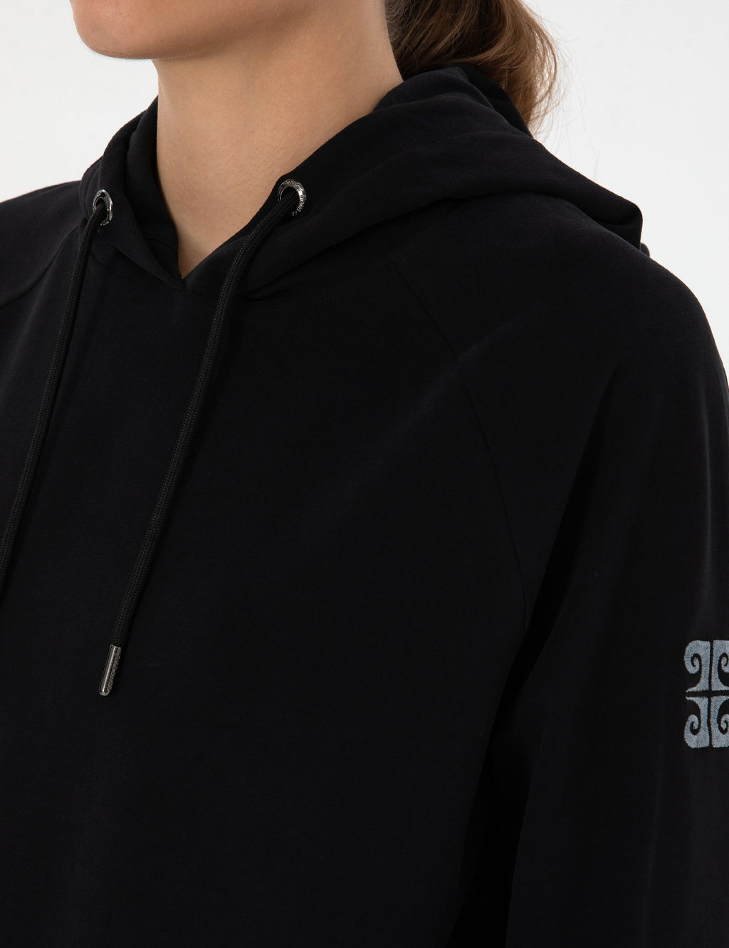 Siyah Comfort Fit Sweatshirt - Pierre cardin фото 7