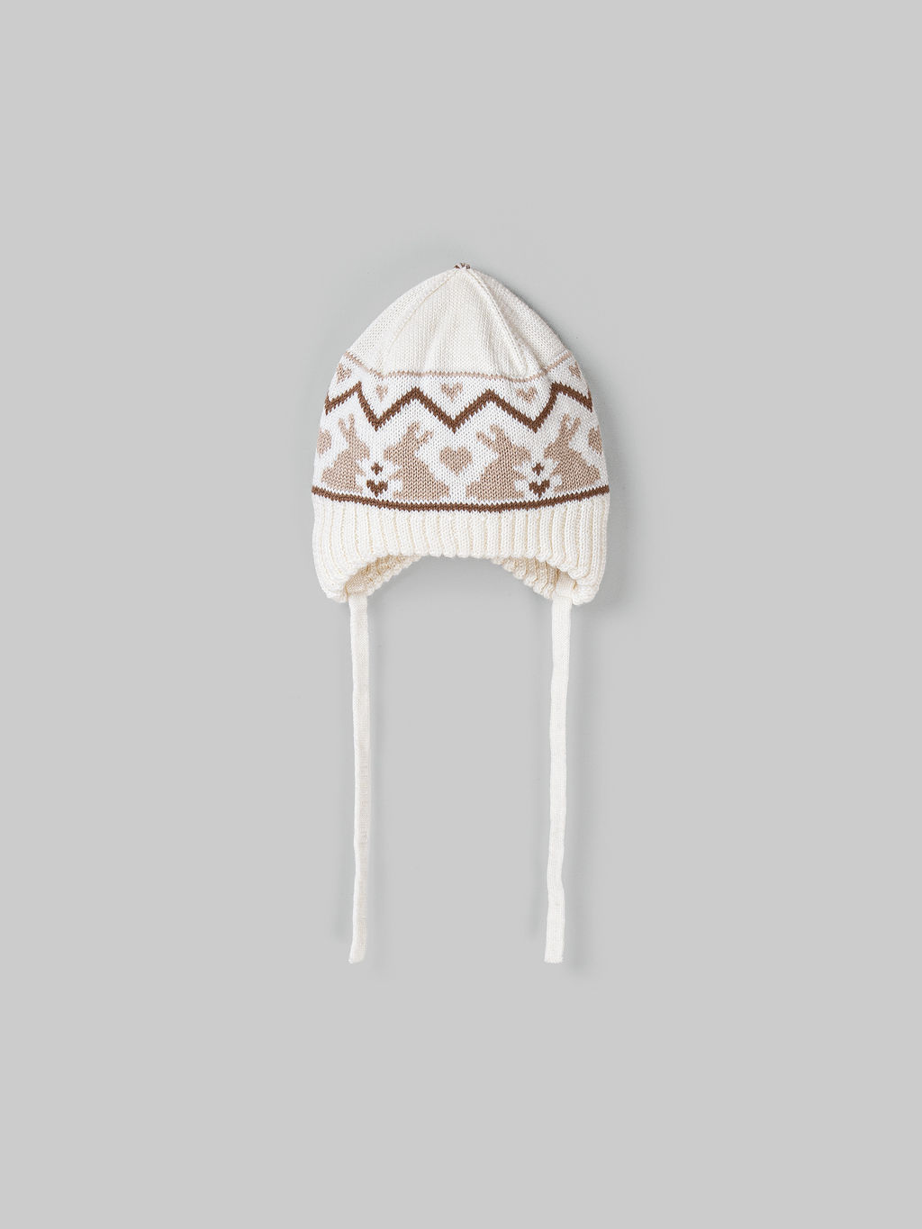 Шапка из смесовой шерсти Мокко 0+ - Bungly фото 2