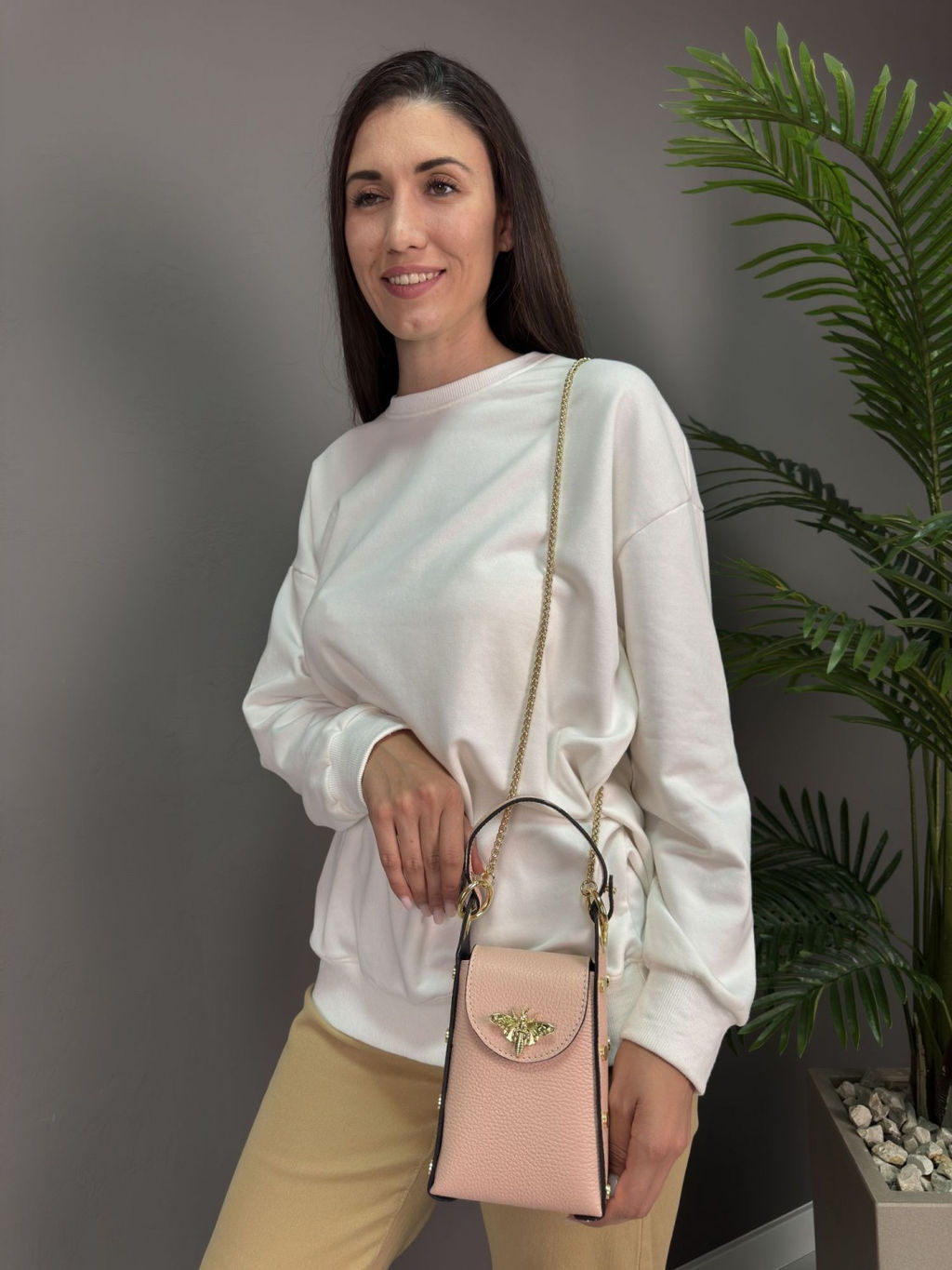 Сумка женская из телячьей кожи