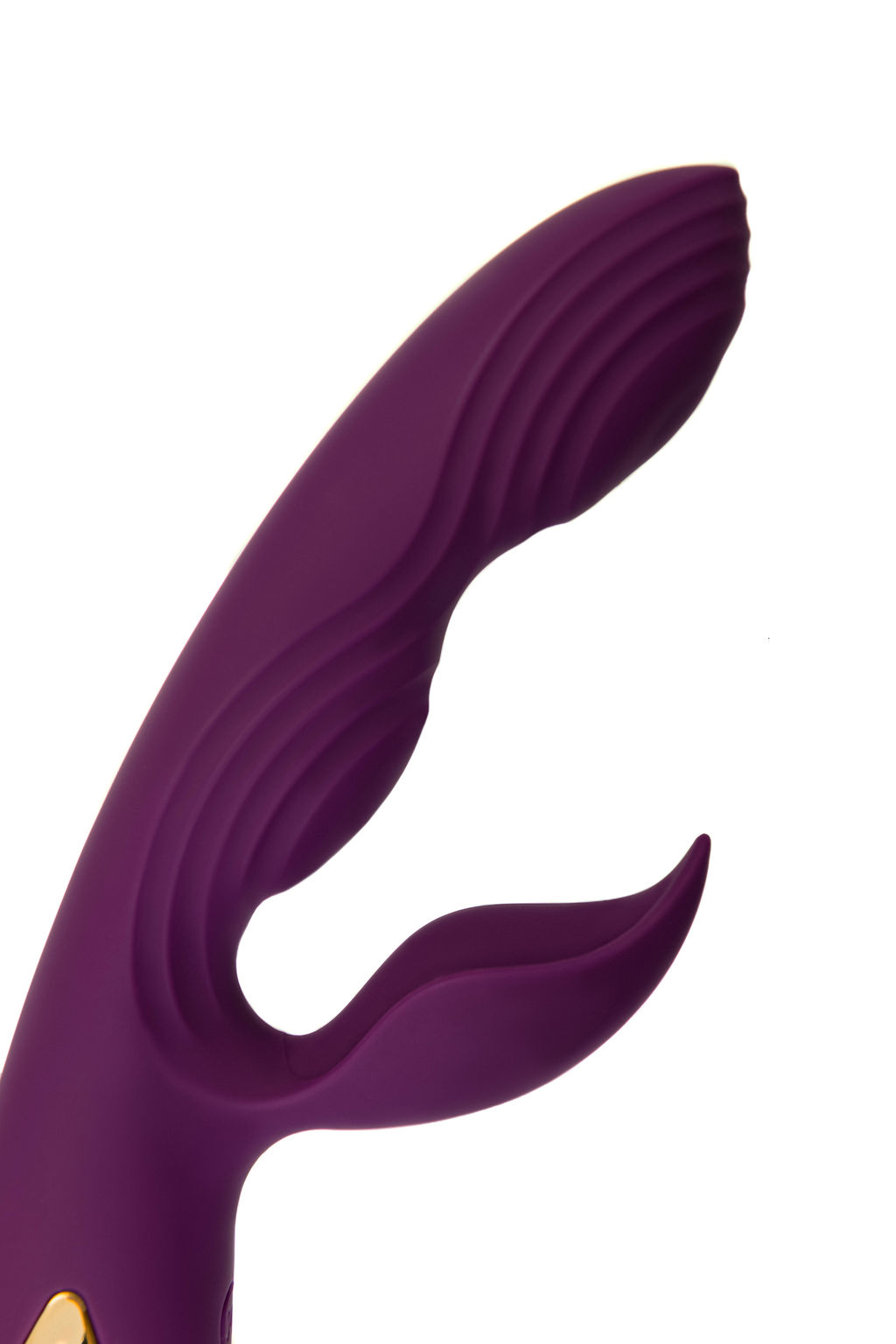 Вибратор с клиторальным стимулятором LEroina Octar, силикон, фиолетовый, 24,5 см