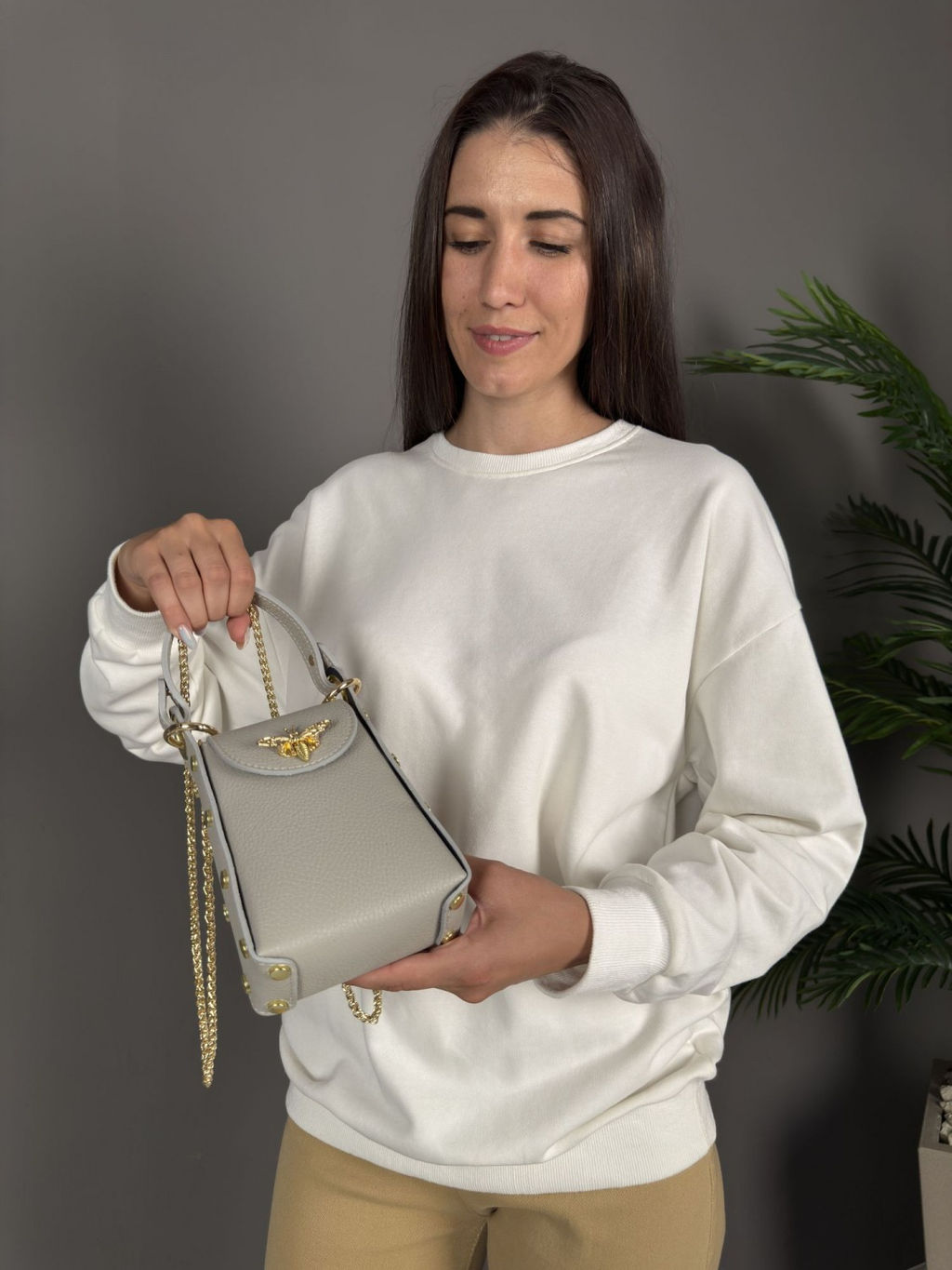 Сумка женская из телячьей кожи