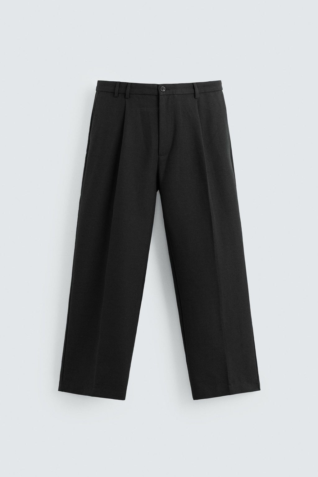 RELAXED FIT PLEATED TROUSERS - Zara фото 15