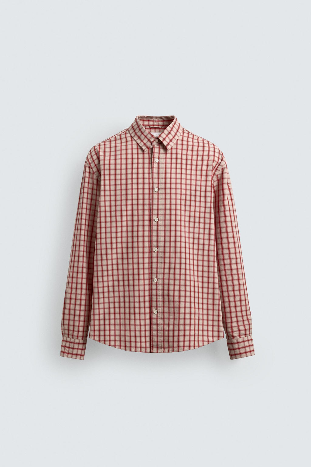 LIMITED EDITION RELAXED FIT CHECK SHIRT - Zara фото 17