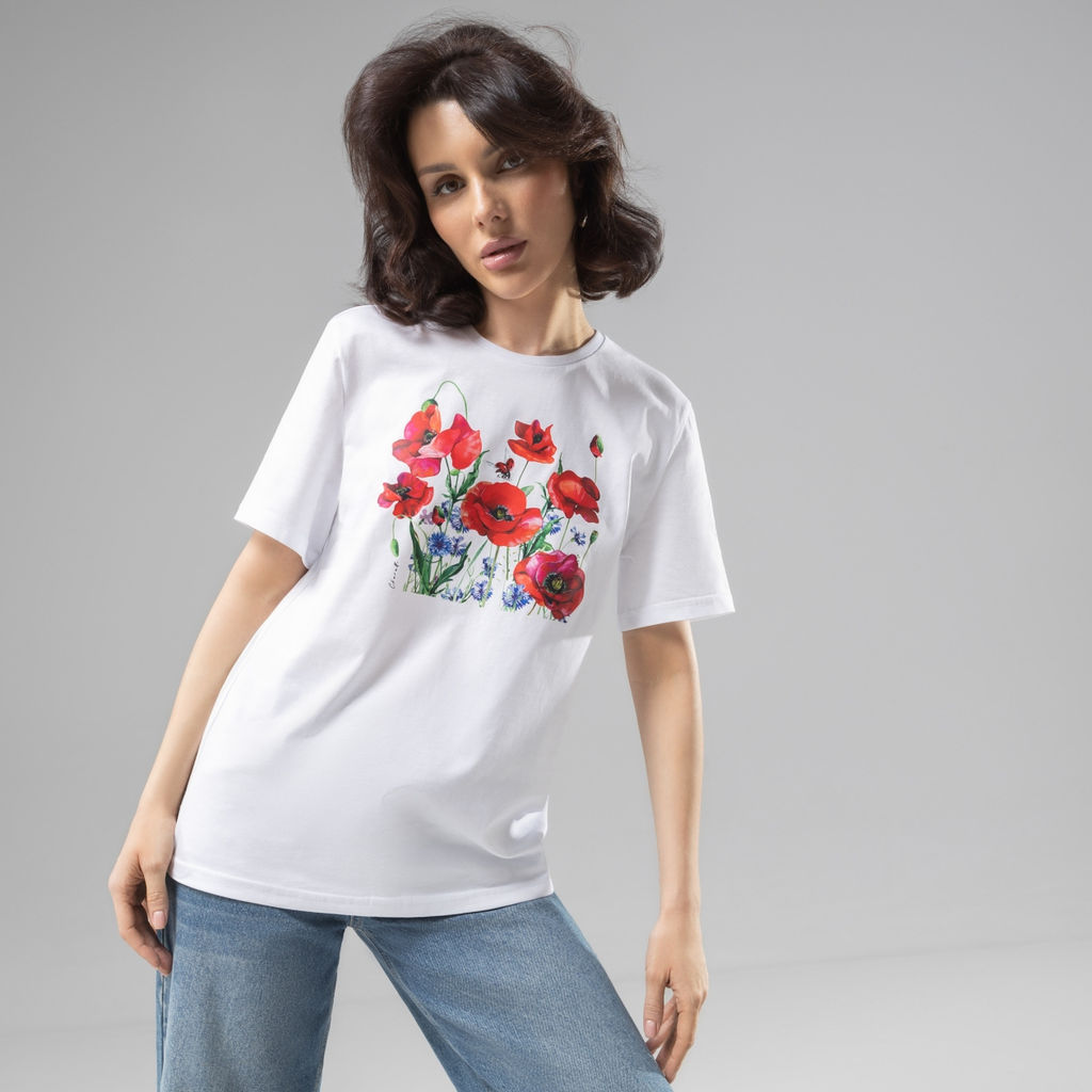 Футболка прямого кроя Великолепна уже утром - Charutti фото 10