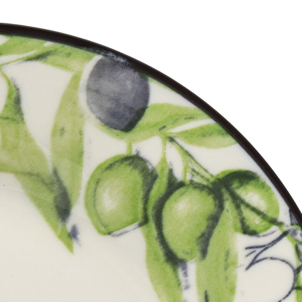 Тарелка десертная Оливки 20 см /МФК/  фото 4