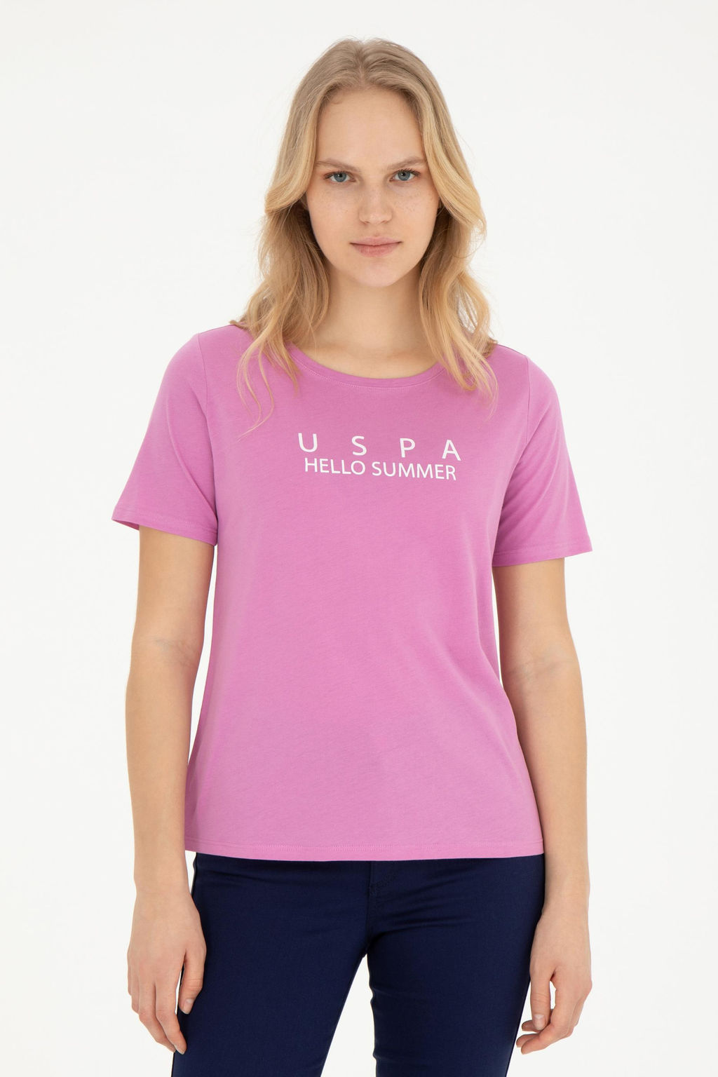 Женская фиолетовая футболка - U.s. polo assn фото 9