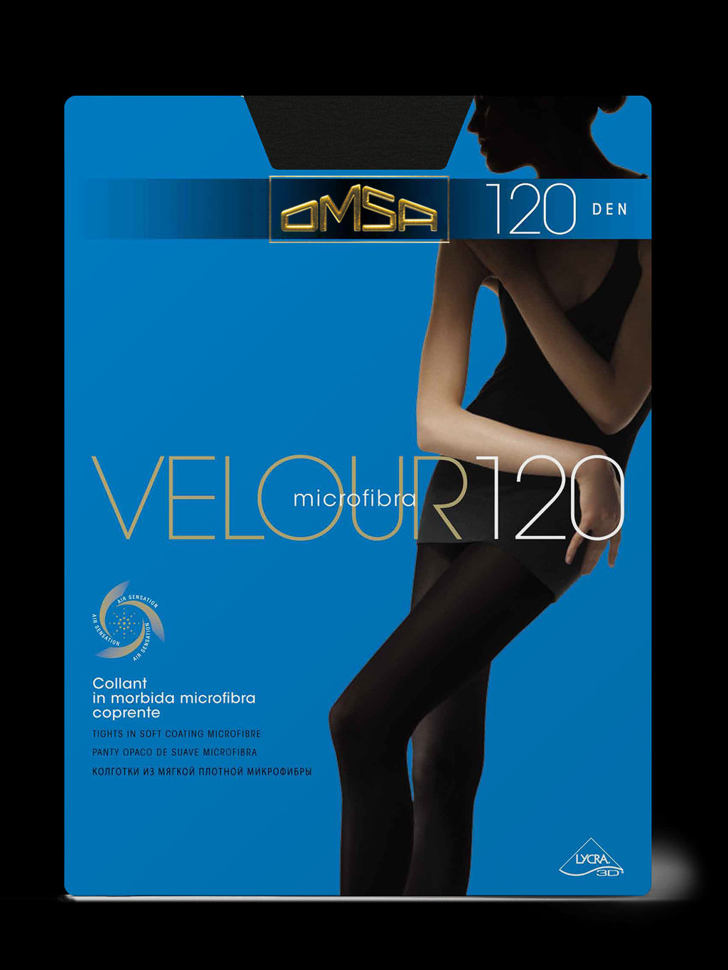 (Omsa) Velour 120 (чз) nero  фото 2
