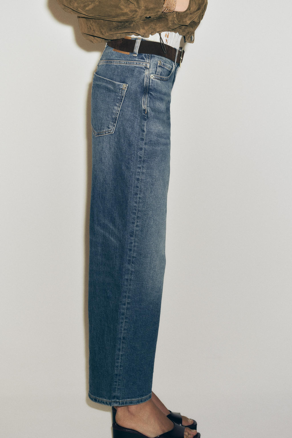 JEANS Z1975 STRAIGHT LOOSE MID-WAIST - Zara фото 3