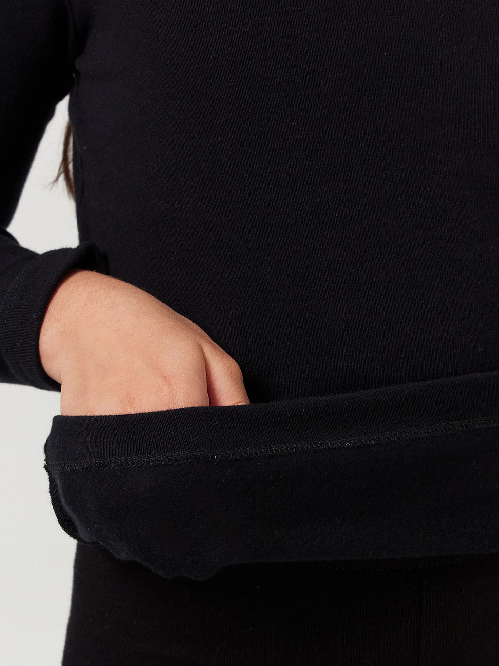 Черный джемпер из египетского хлопка для девочек - Mark formelle фото 6