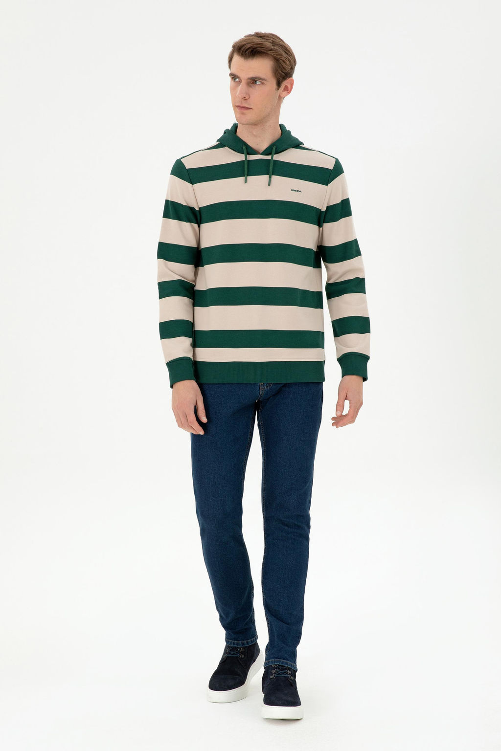 Мужской темно-зеленый свитшот - U.s. polo assn фото 4