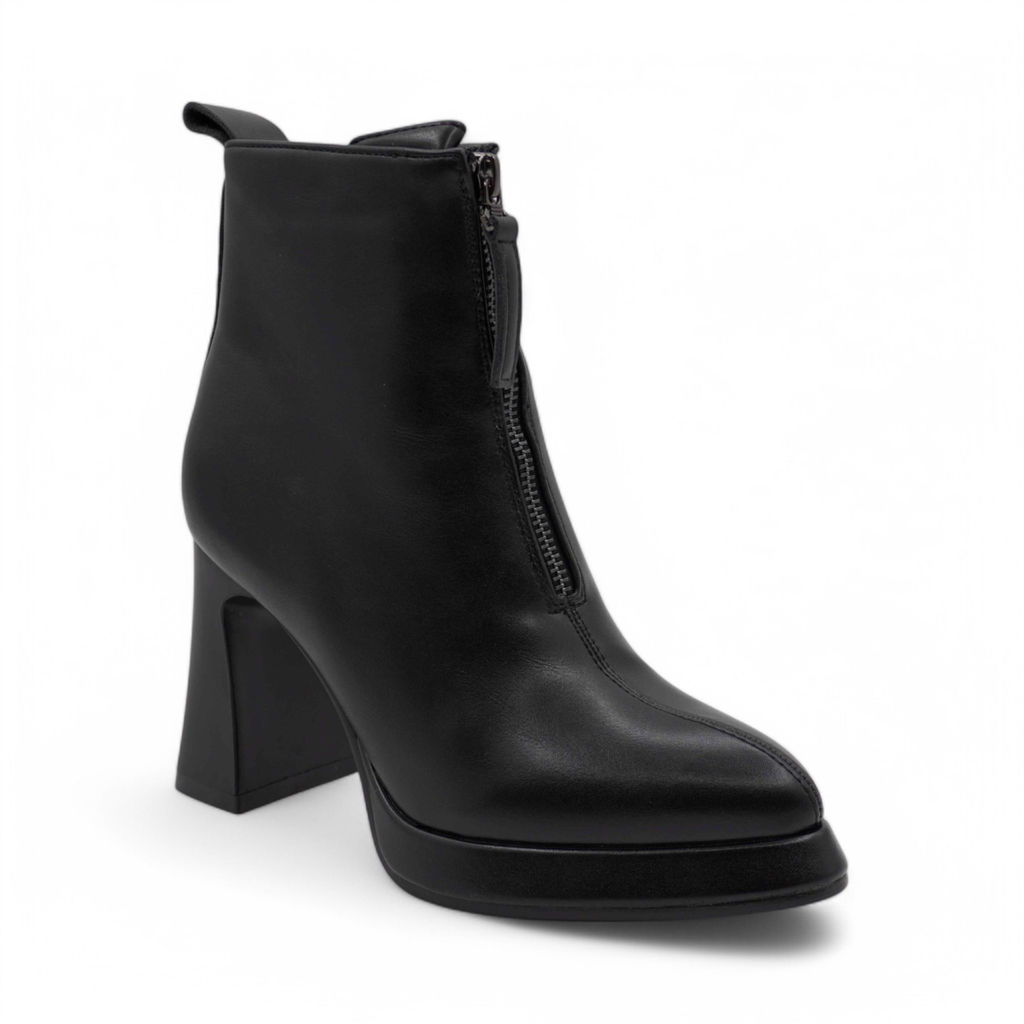 Ботинки на каблуке А31-1 черные