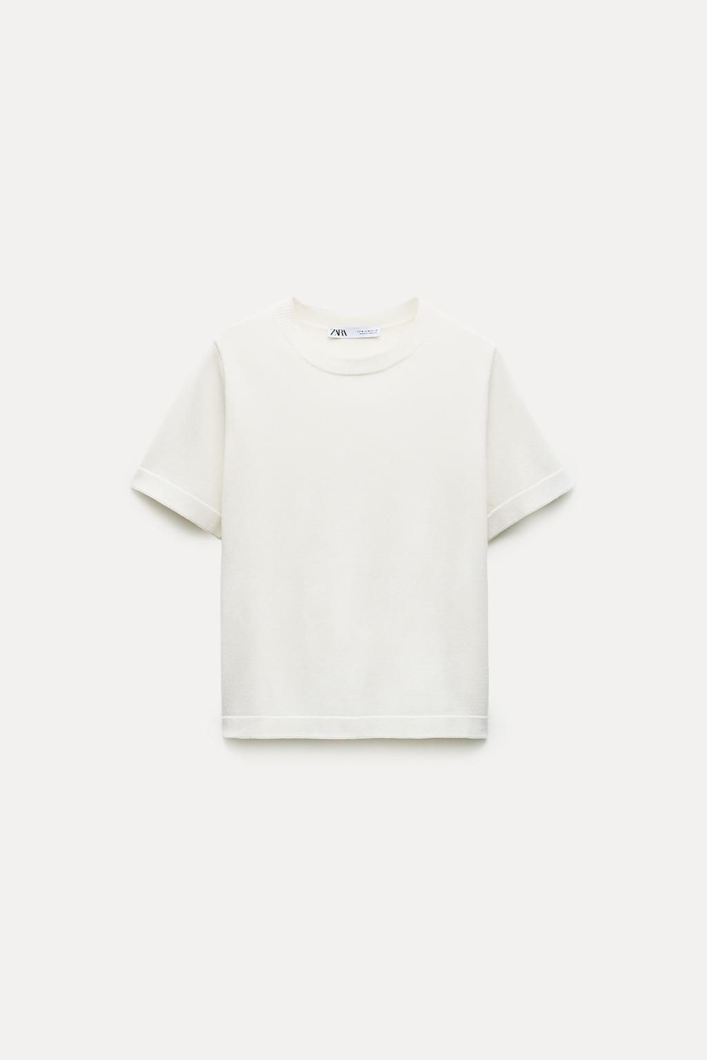 BASIC PLAIN KNIT TOP - Zara фото 3