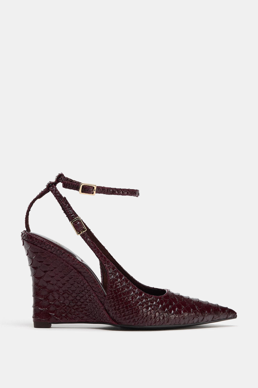 EMBOSSED WEDGE SHOES - Zara фото 2