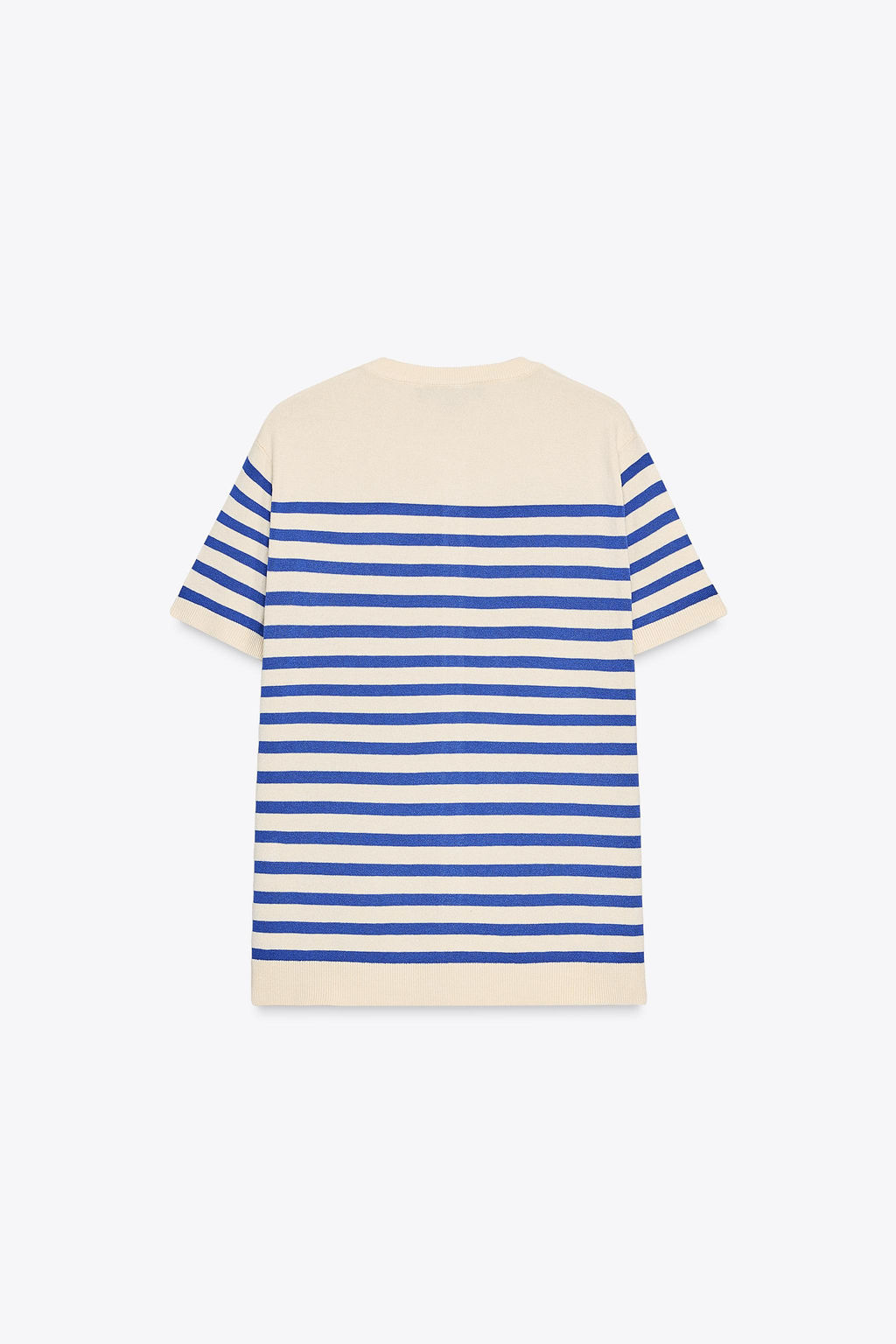 STRIPED KNIT SHORT SLEEVE CARDIGAN - Zara фото 5