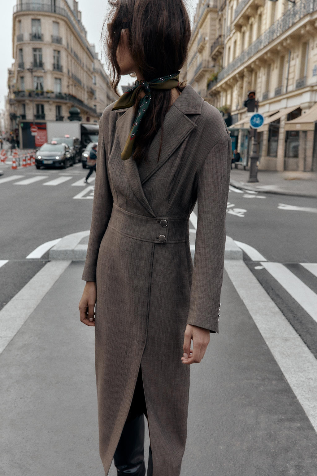 MIDI WRAP DRESS - Zara фото 6