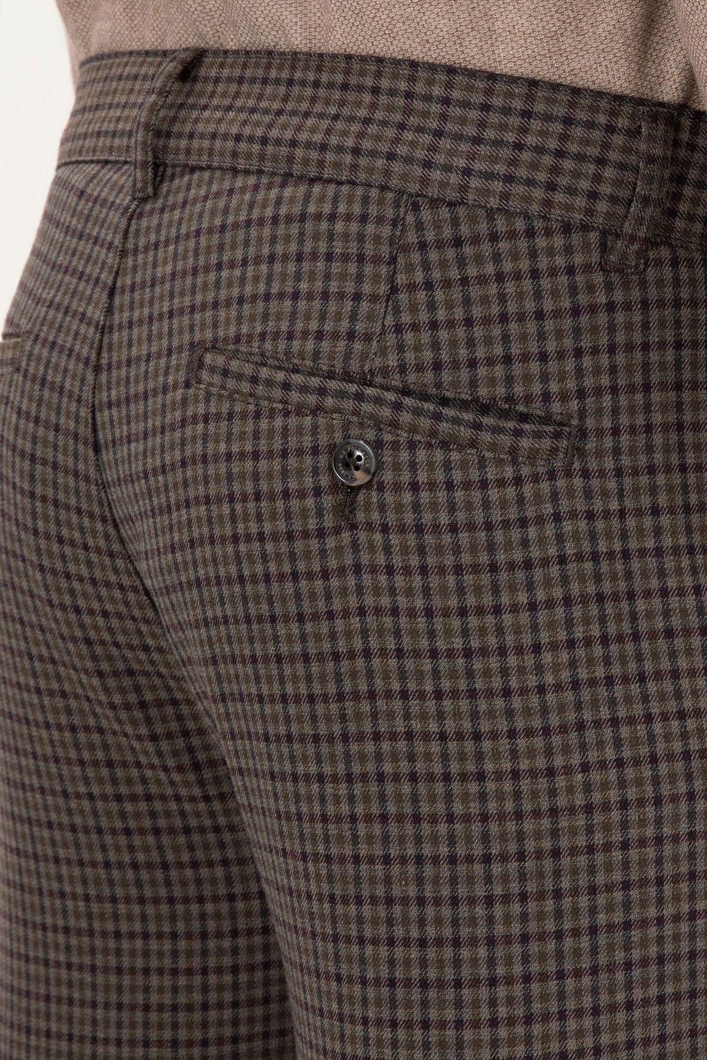 Мужские фиолетовые брюки из плотной ткани - U.s. polo assn фото 6