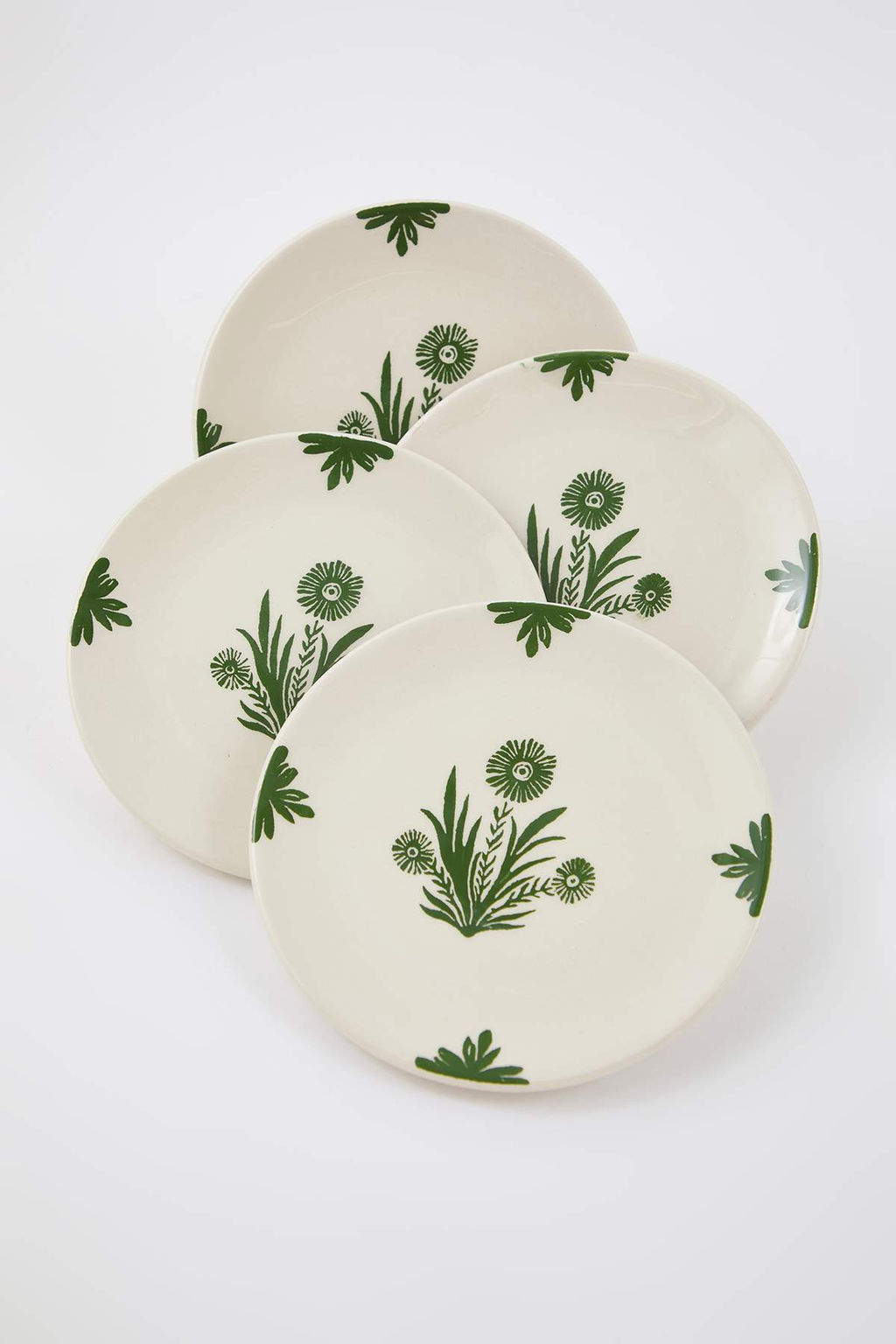 4lu Boho Cicek Desenli Pasta Tabag? Seti 19 cm TPHAW26TBK00004 - Trendyolmilla фото 5