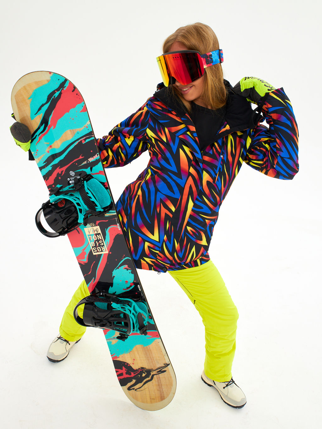 Женская горнолыжная сноубордическая куртка Alpha Endless Ultra Chaleur SNB 423/316_1 Разноцветный  фото 24