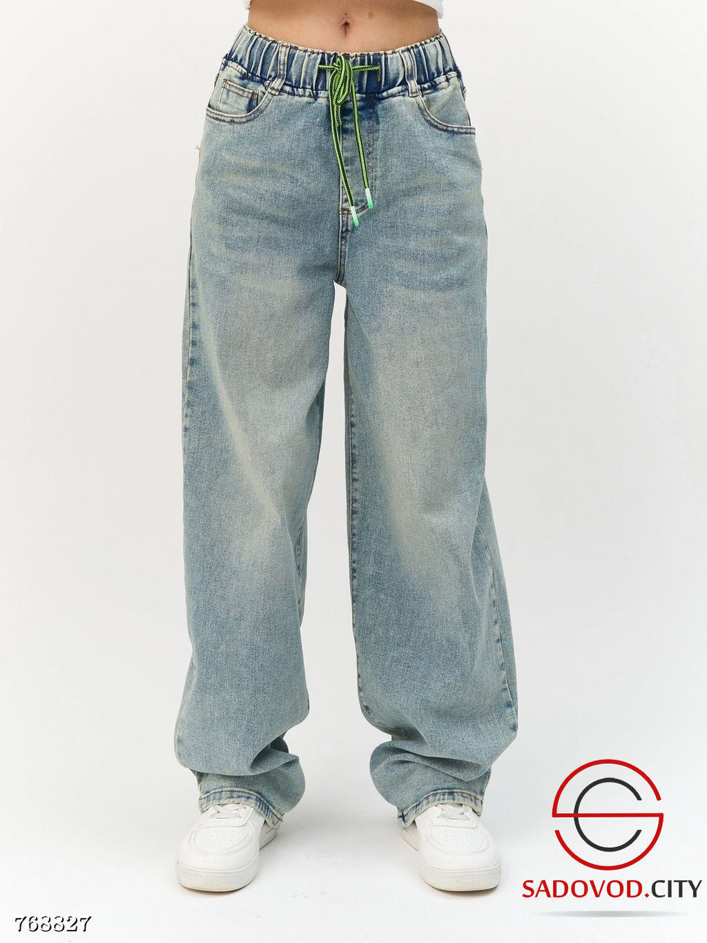 Джинсы багги широкие женские - Bruno фото 8