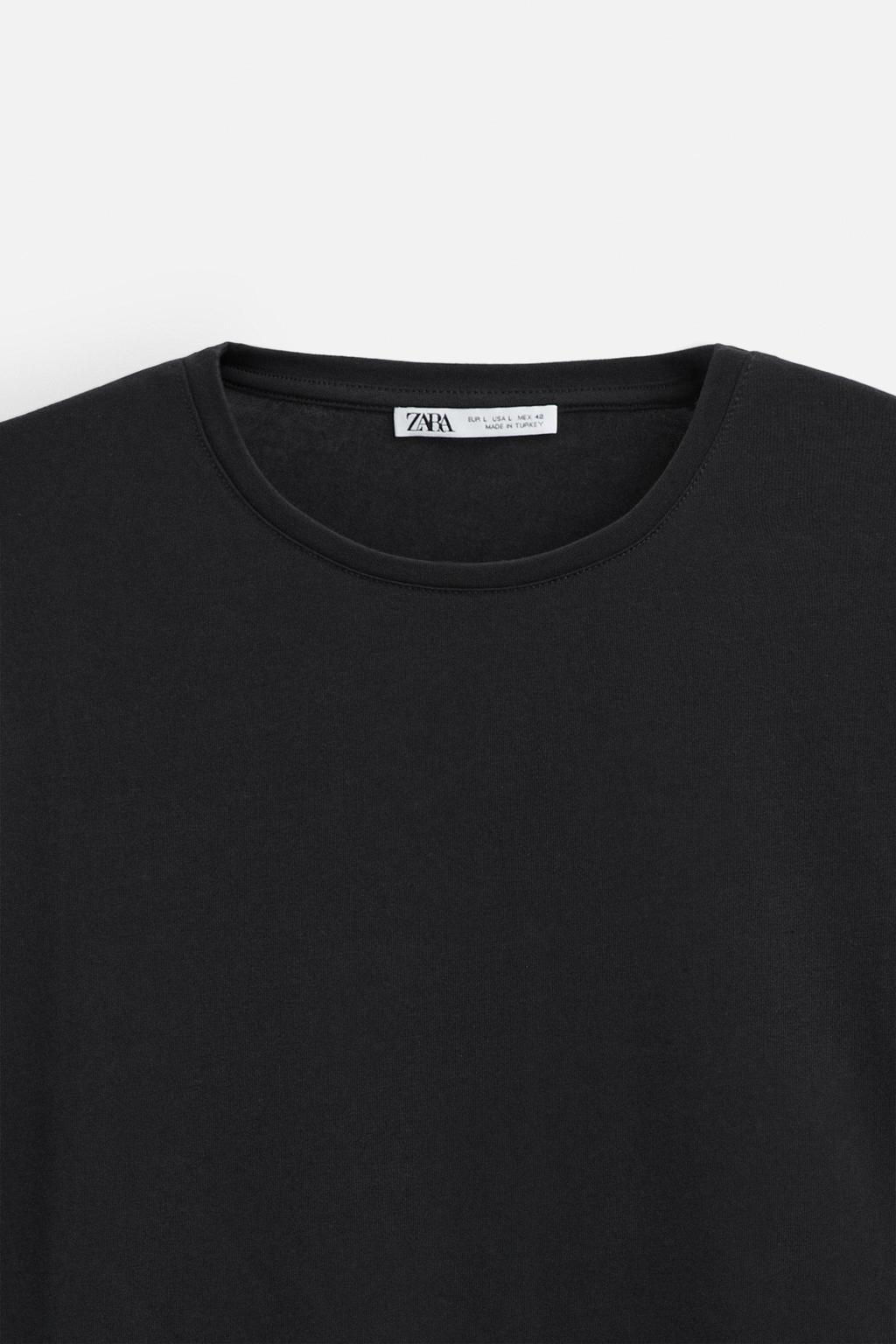 BASIC SLIM FIT T-SHIRT - Zara фото 17
