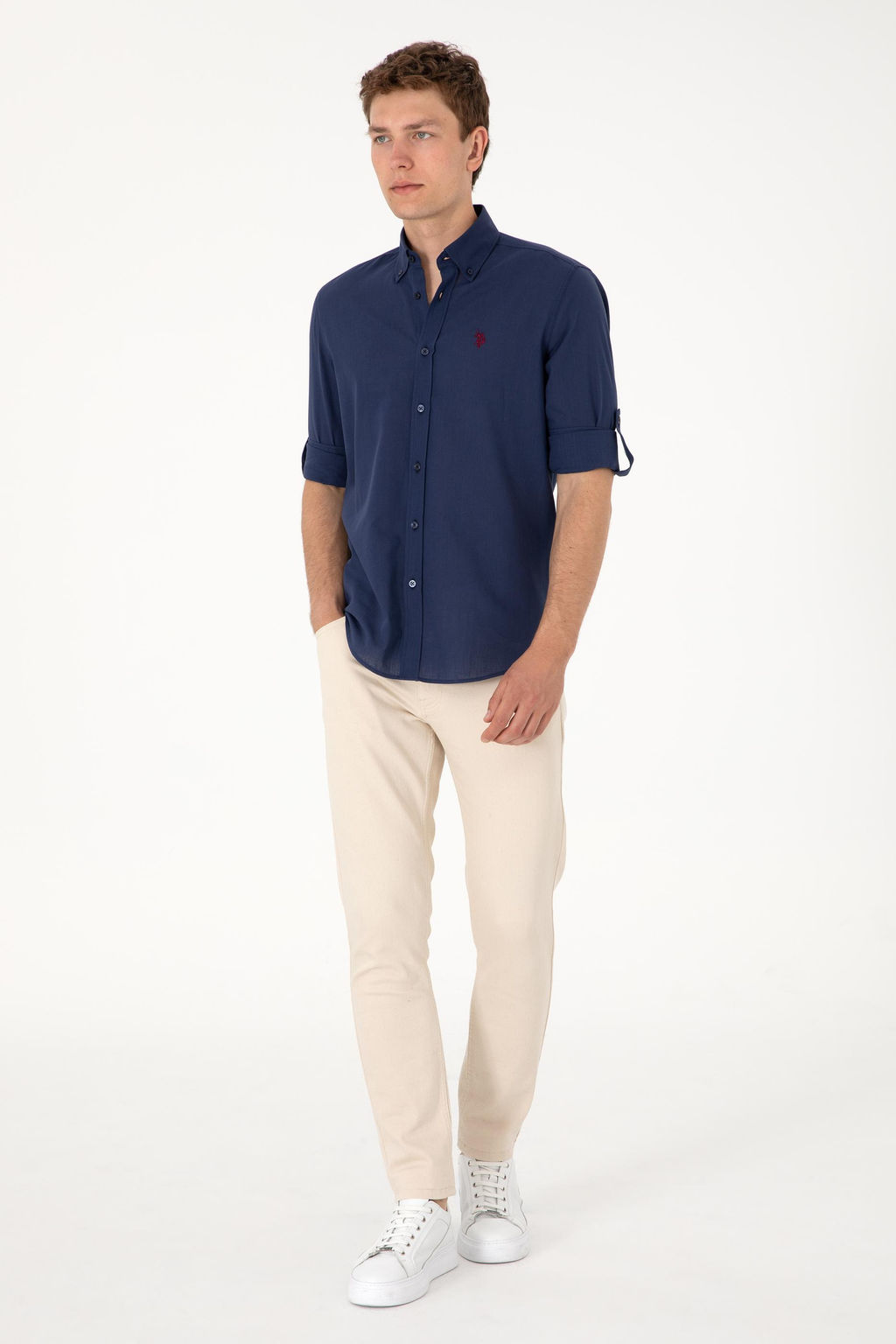 Erkek Lacivert Uzun Kollu Basic G_mlek Sepette S_rpriz _ndirim - U.s. polo assn фото 13