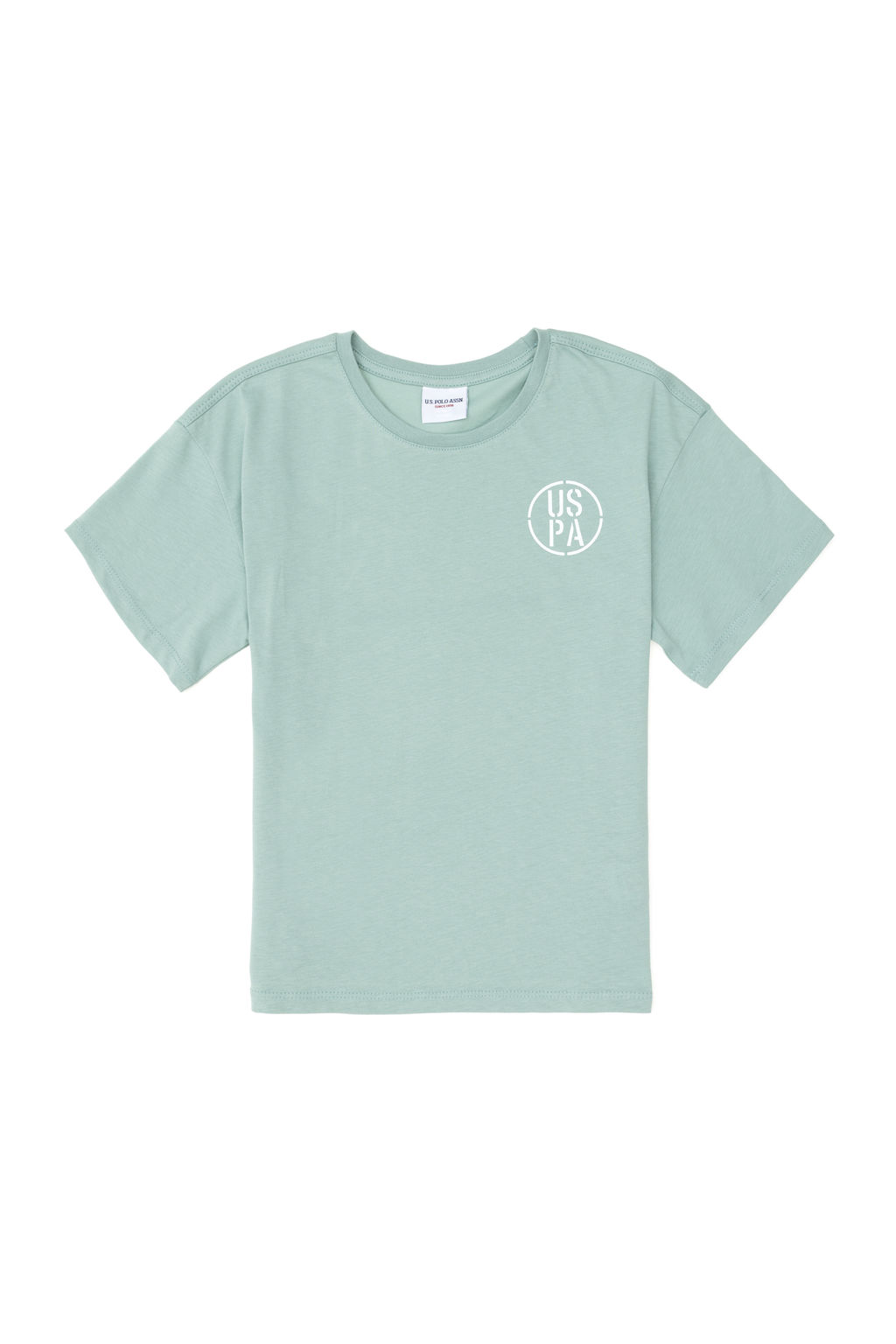 Erkek Гocuk Su YeЕili Oversize Bisiklet Yaka TiЕГrt - U.s. polo assn фото 4