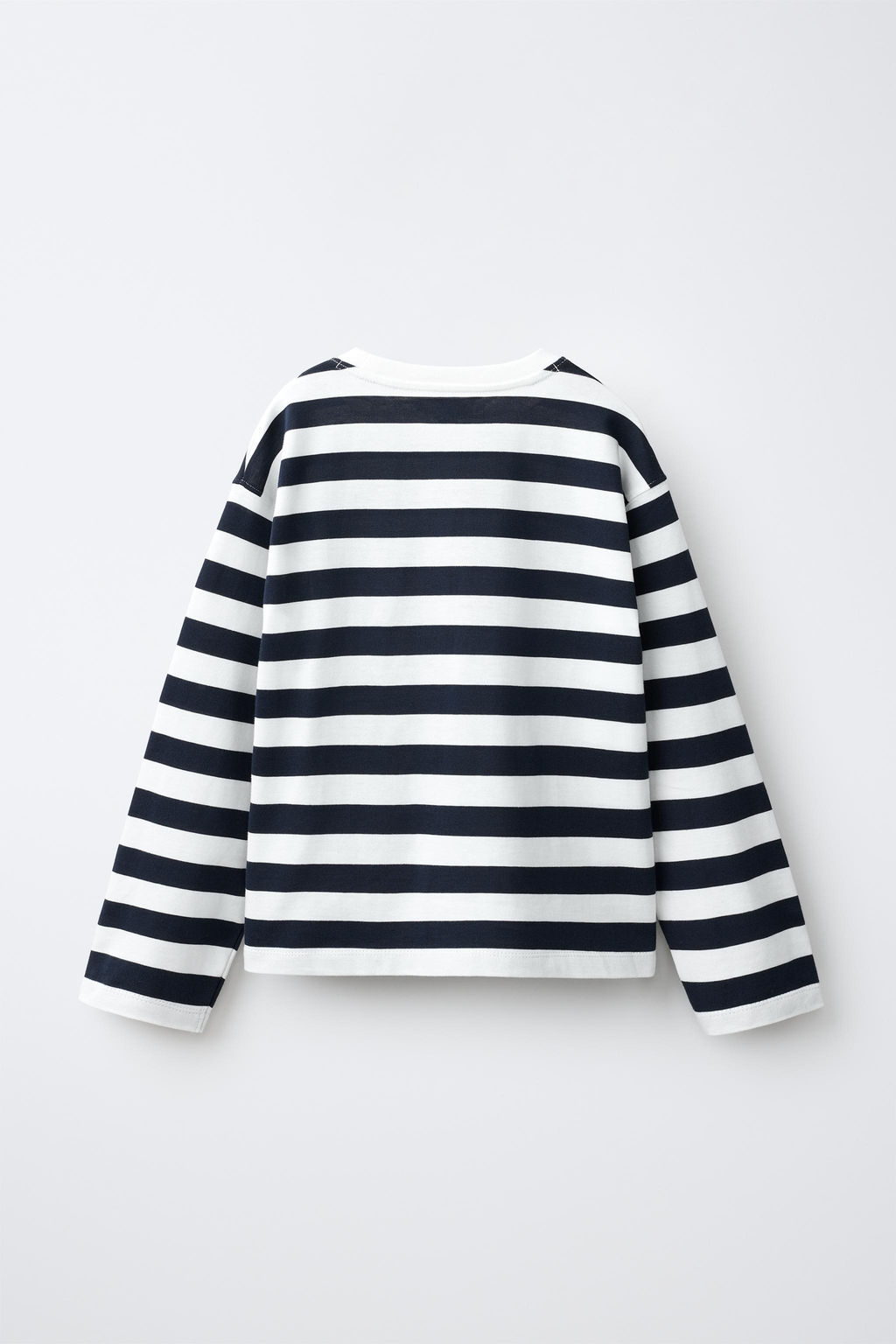 CAMISETA RAYAS / Azul / Blanco - Zara фото 4