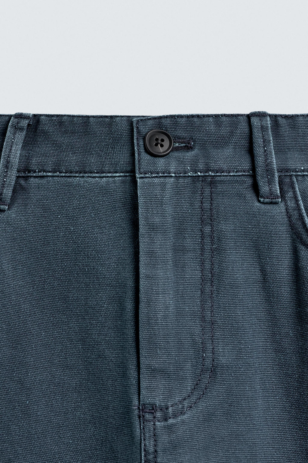 WASHED STRAIGHT-LEG TROUSERS