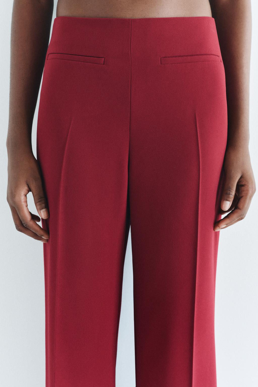 ZW COLLECTION FLARED TROUSERS WITH POCKETS - Zara фото 20