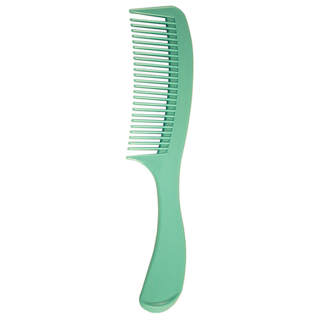 Расческа-гребень Lei 26х7,1х0,7см, серия 021, с ручкой, пластик, цвета микс (Россия) - Домашняя Мода фото 2