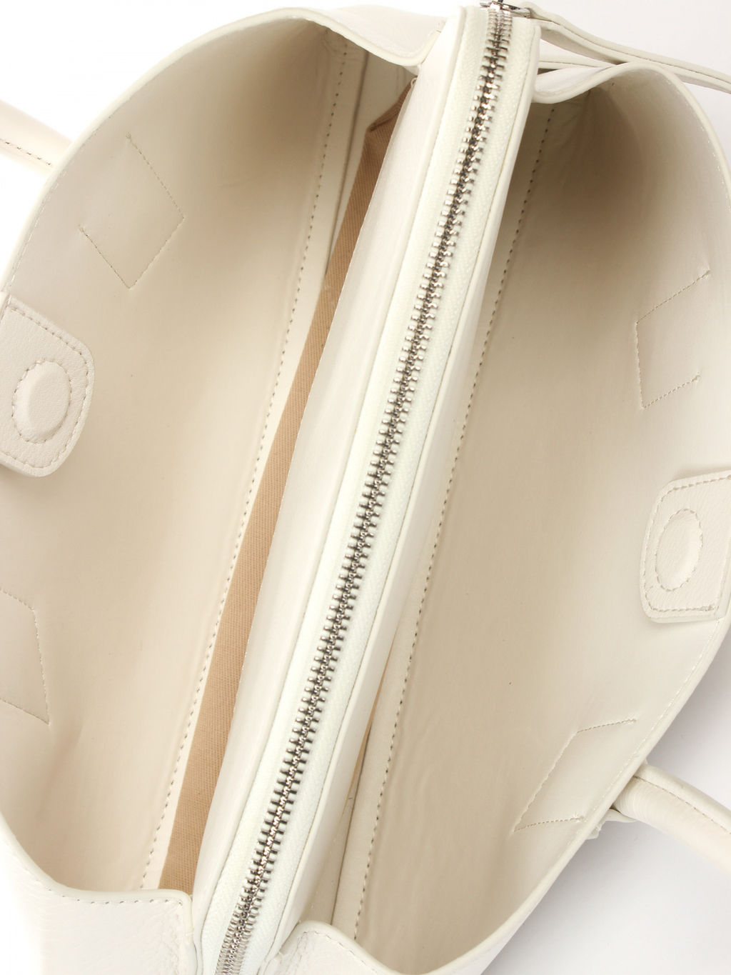 LACCOMA сумка АЛ3003-белый натуральная кожа хлопок  фото 6