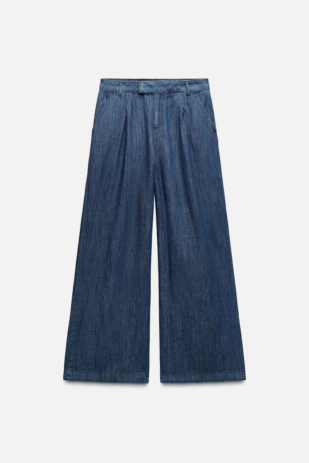 Z1975 LOOSE-FITTING WIDE-LEG JEANS - Zara фото 5