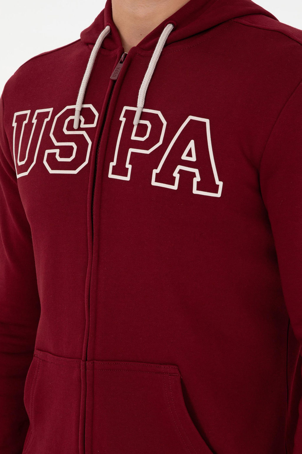 Мужской бордово-красный свитшот - U.s. polo assn фото 7