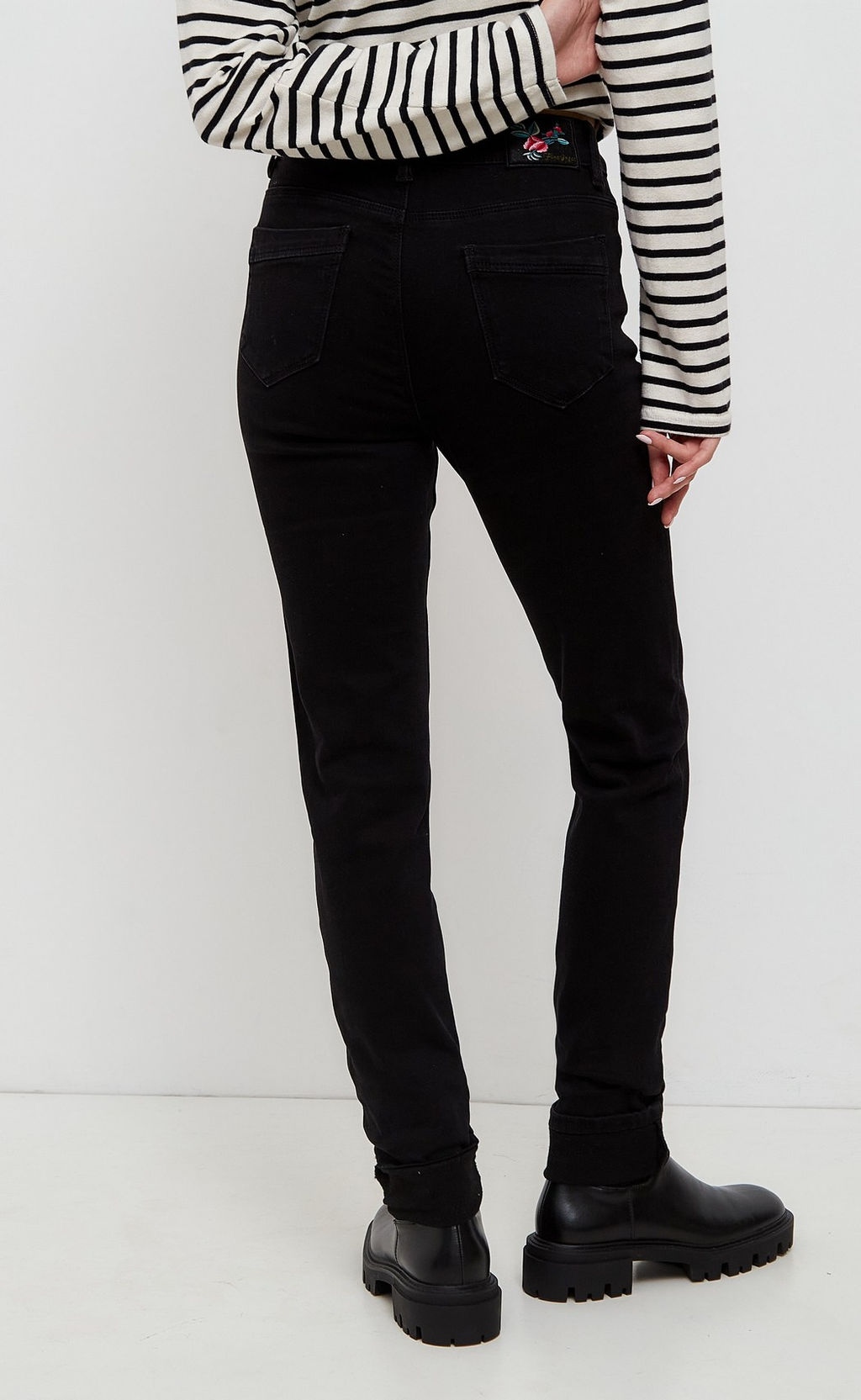 Джинсы F122-0140W black - Fine joyce фото 3
