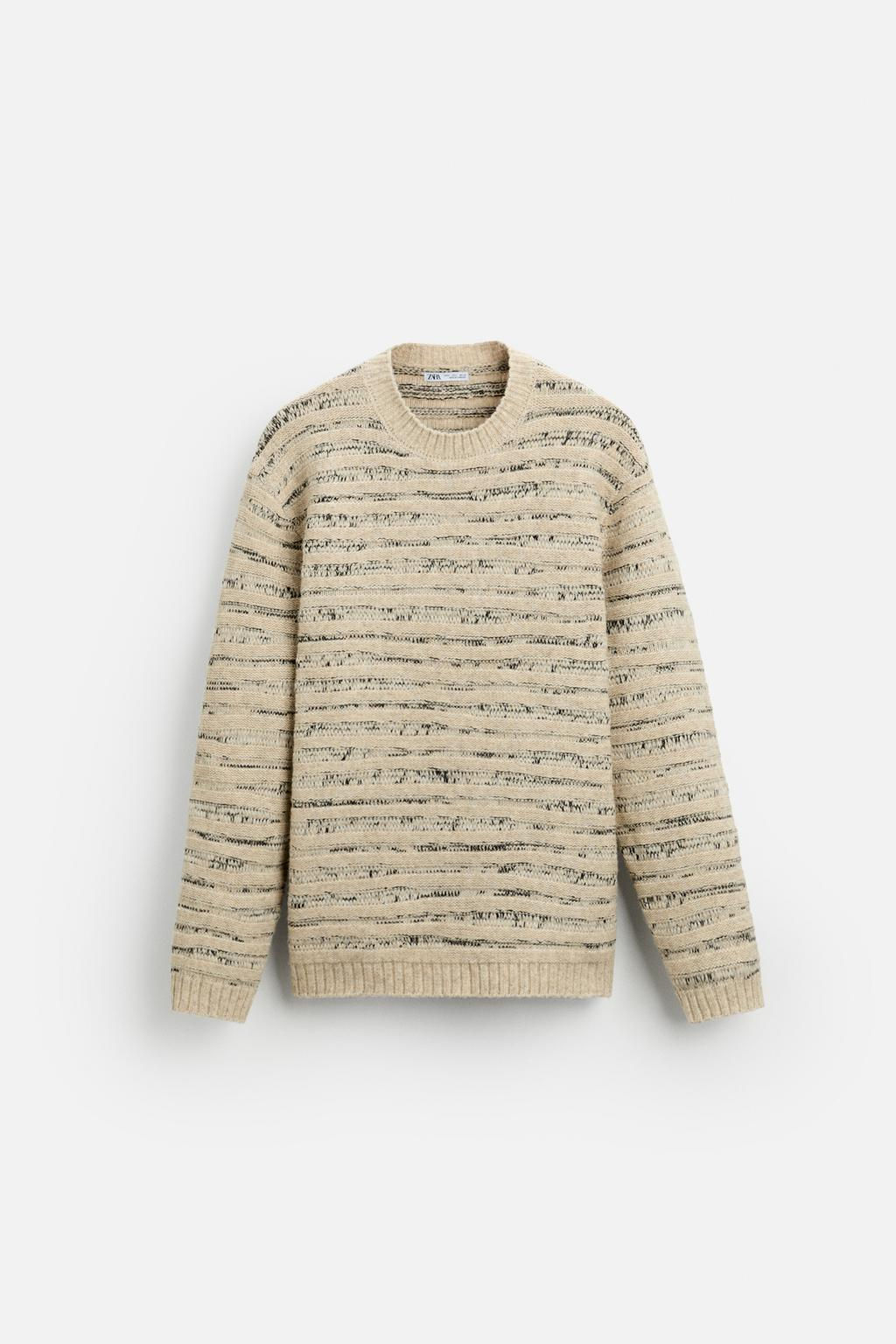 SWEATER WITH IRREGULAR STRIPES - Zara фото 6