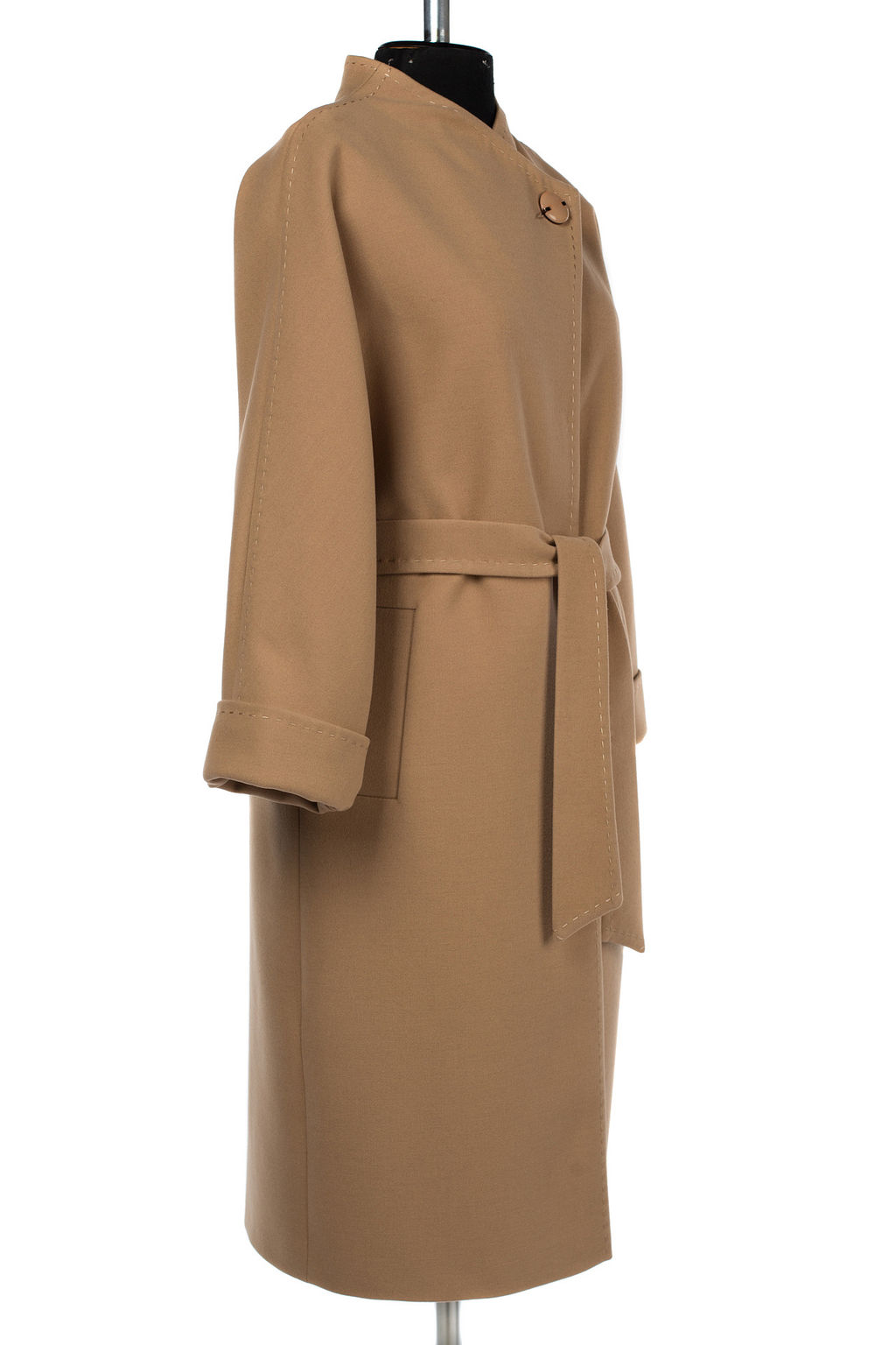 Пальто женское демисезонное (пояс) - El podio фото 6